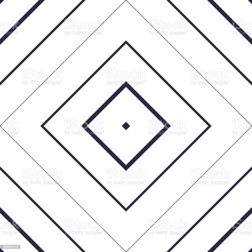 Square Shape Lines Vector Seamless
