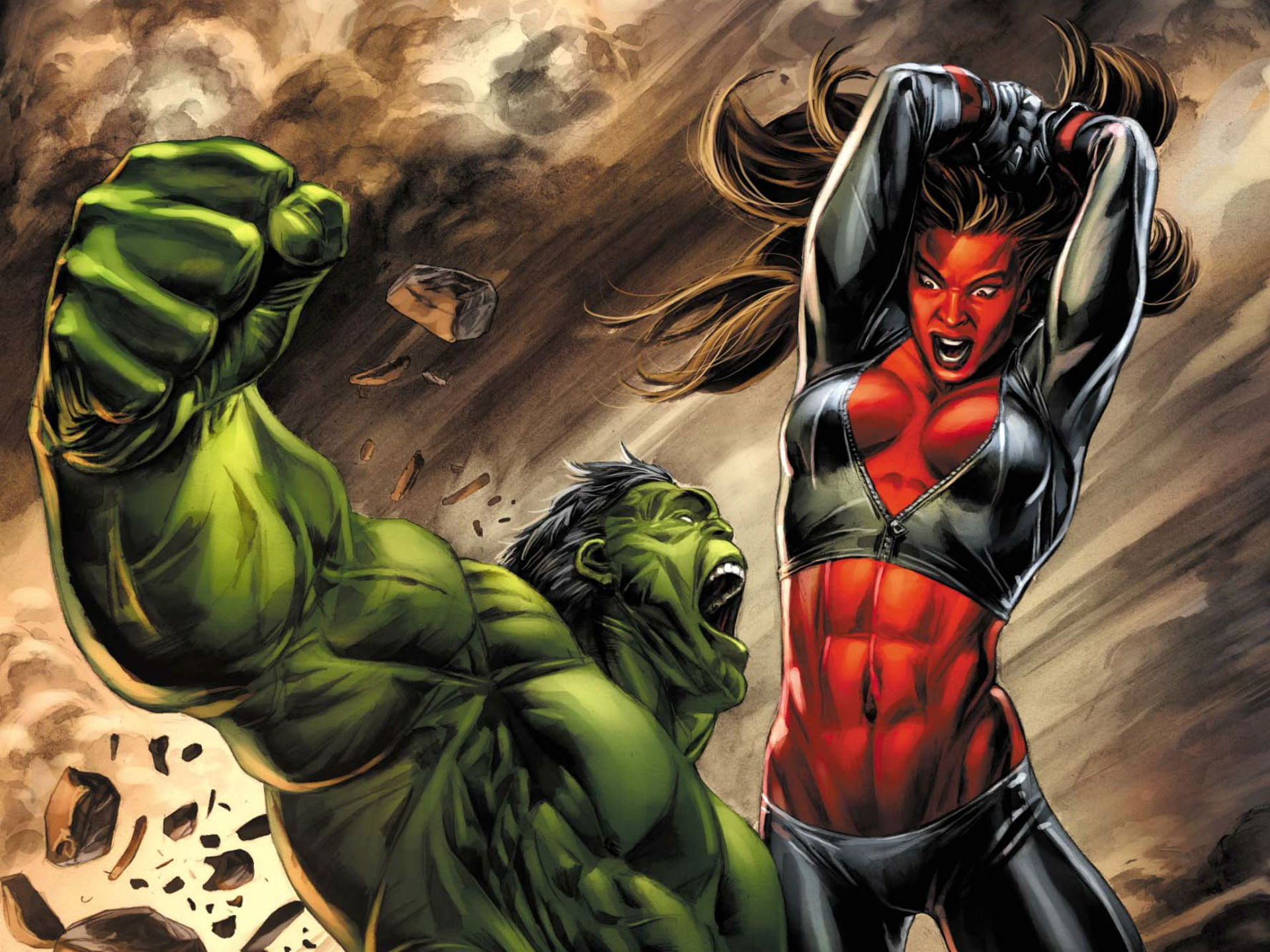 She Hulk HD Wallpaper 4k