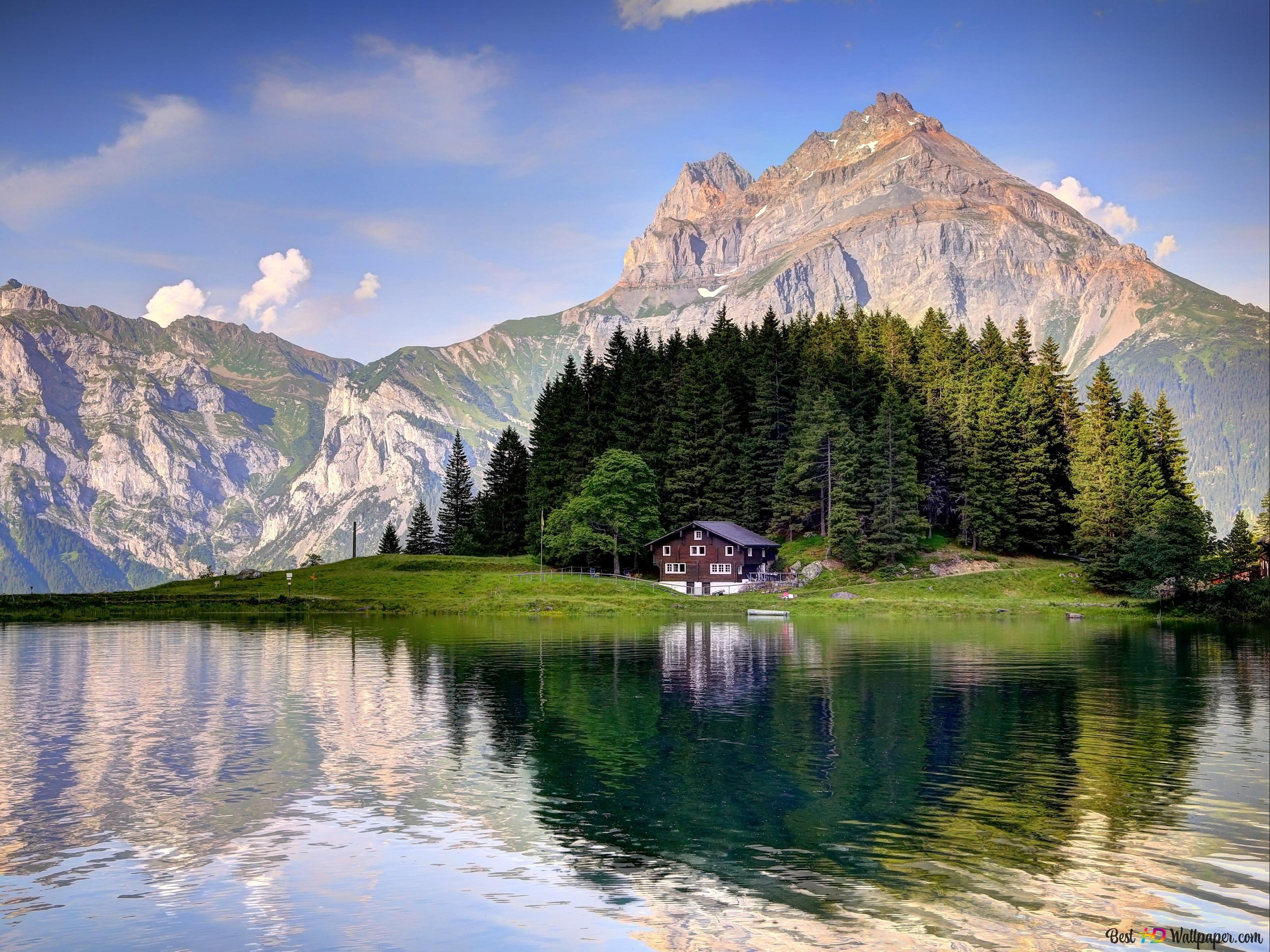 Alps in amazing nature of Switzerland