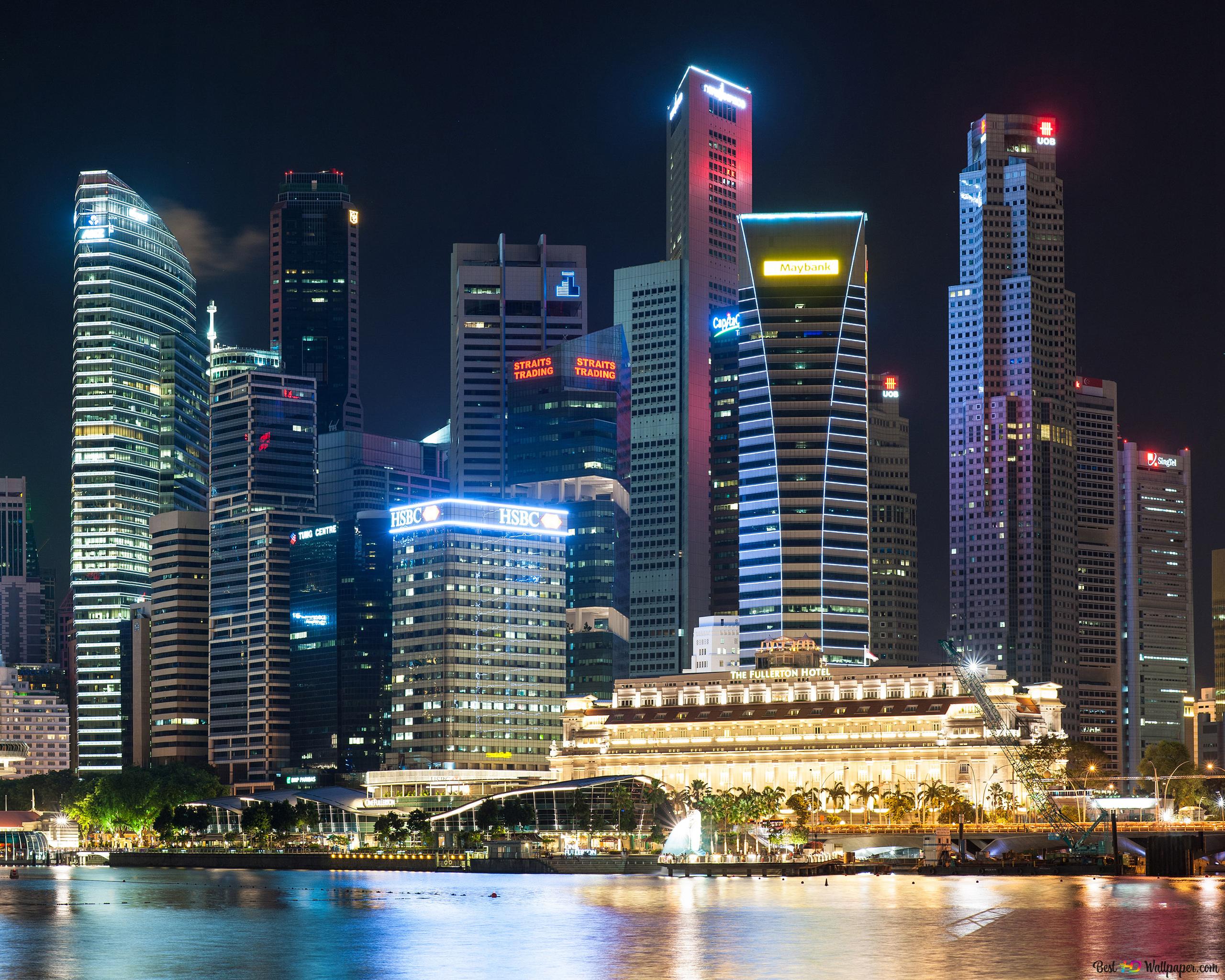 Singapore 4K wallpaper download