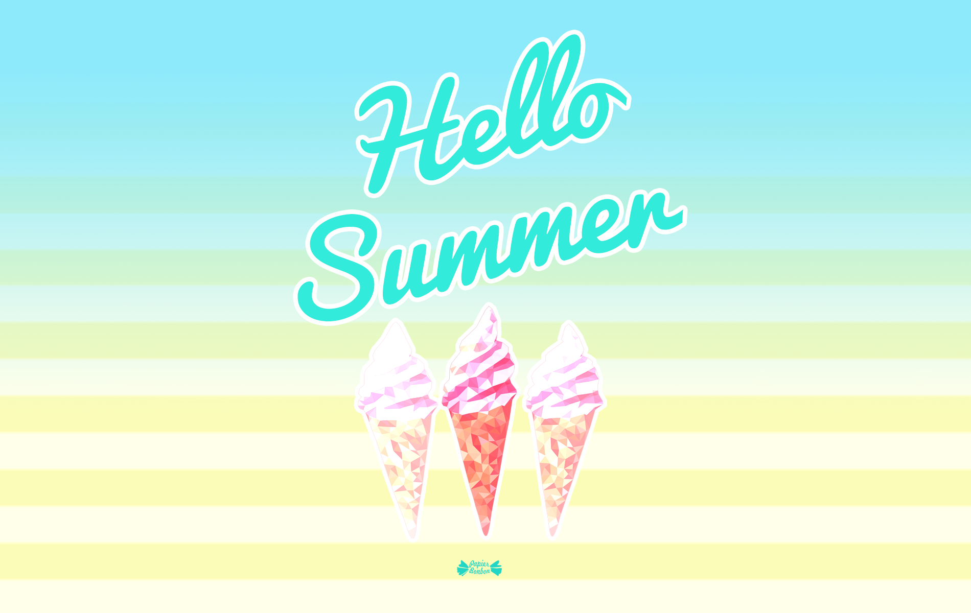 Hello Summer. Desktop wallpaper to