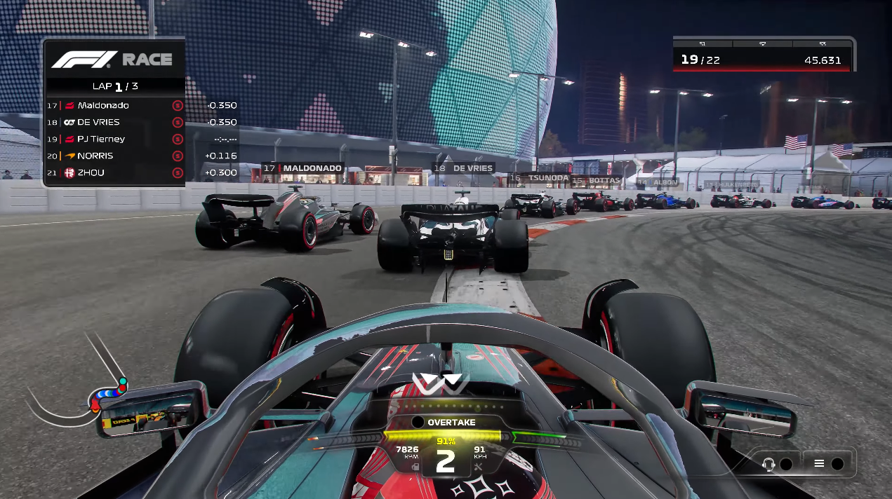 F1 23 Gameplay Video Vegas