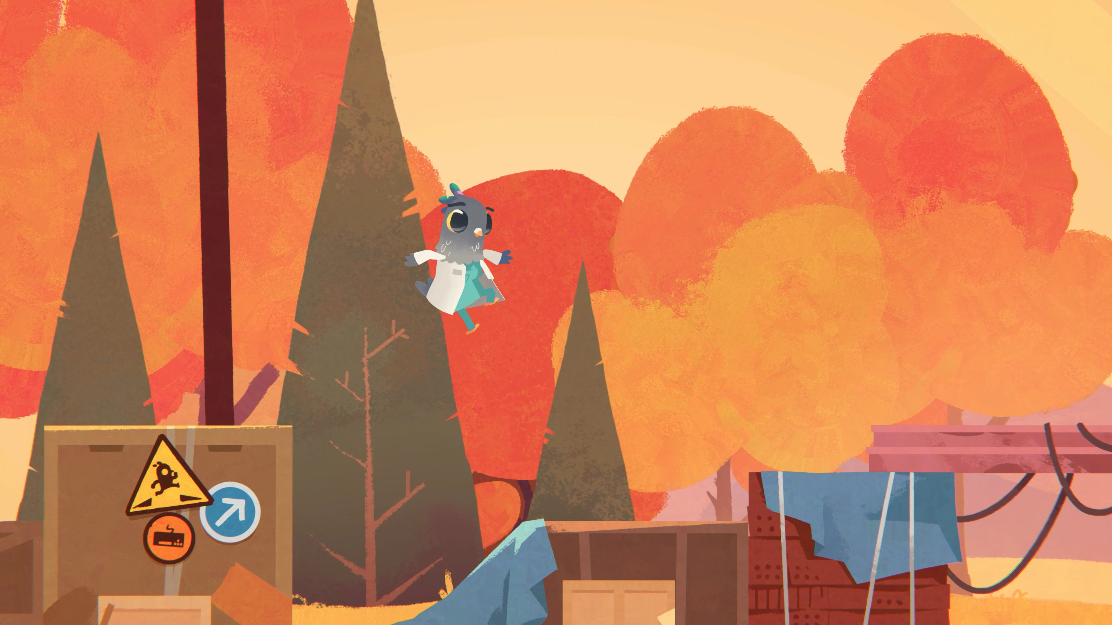 Fall of Porcupine HD Wallpaper