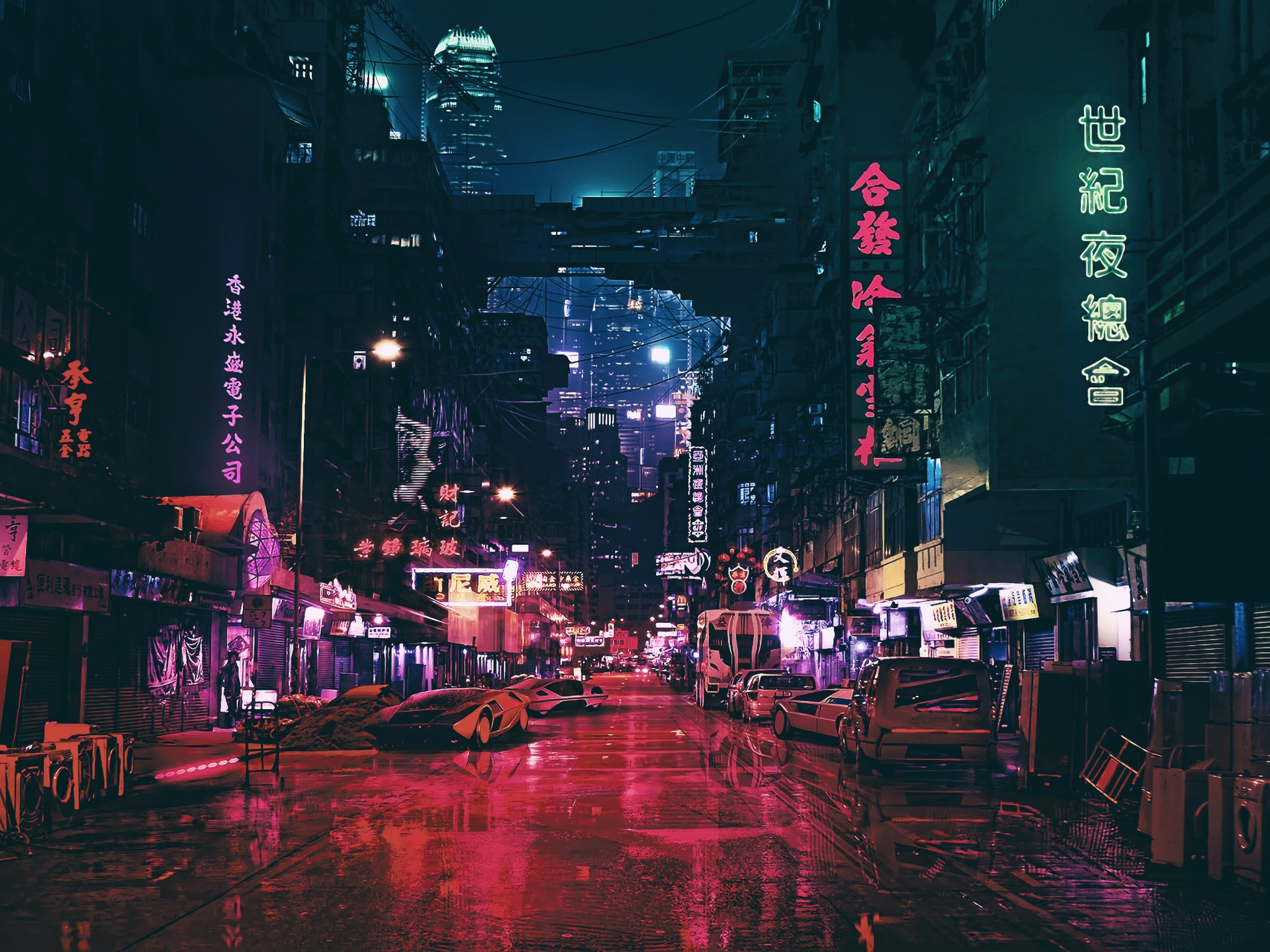 Wallpaper 4k Cyberpunk Futuristic City