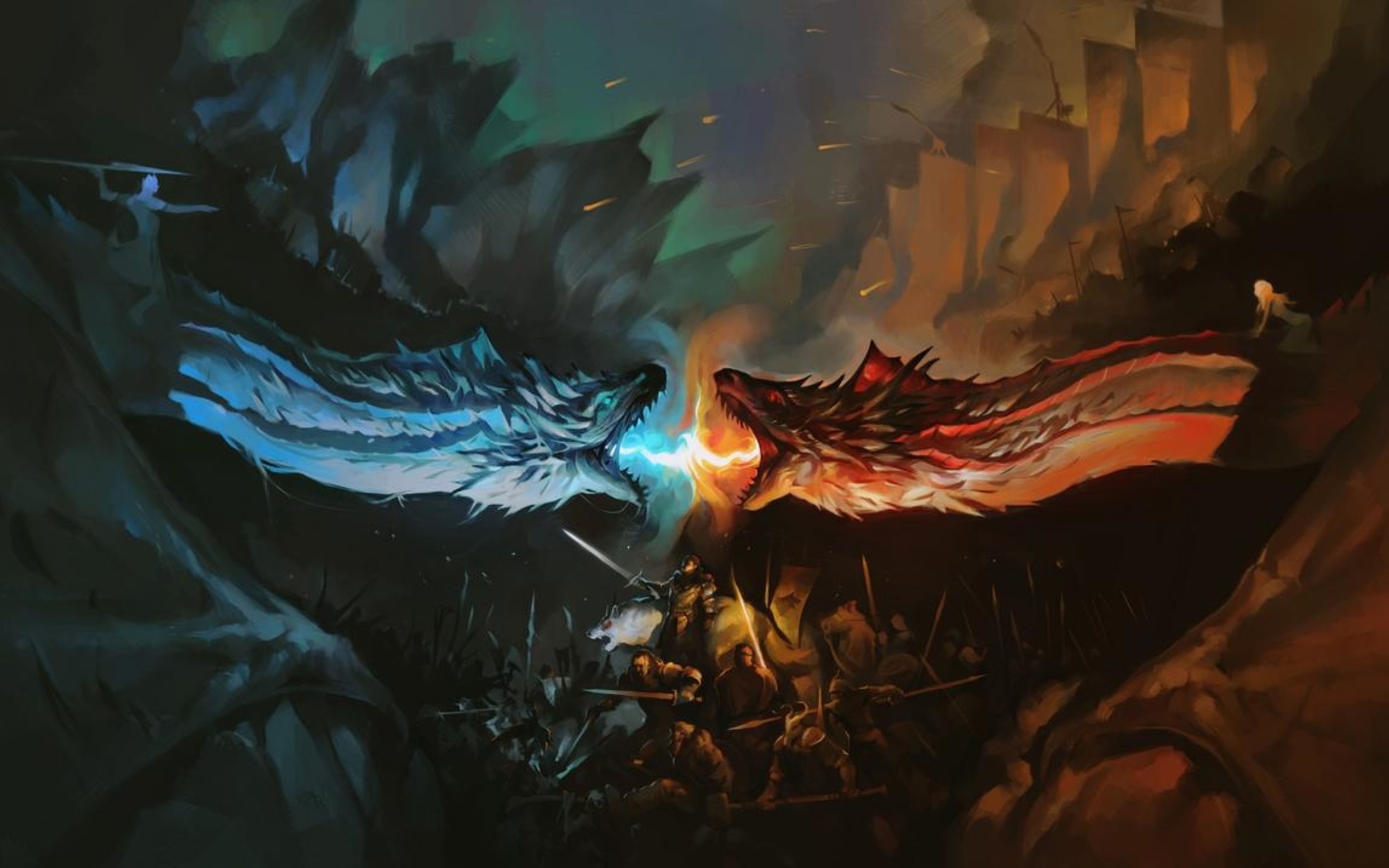 Wallpaper 4k Game Of Thrones Dragons