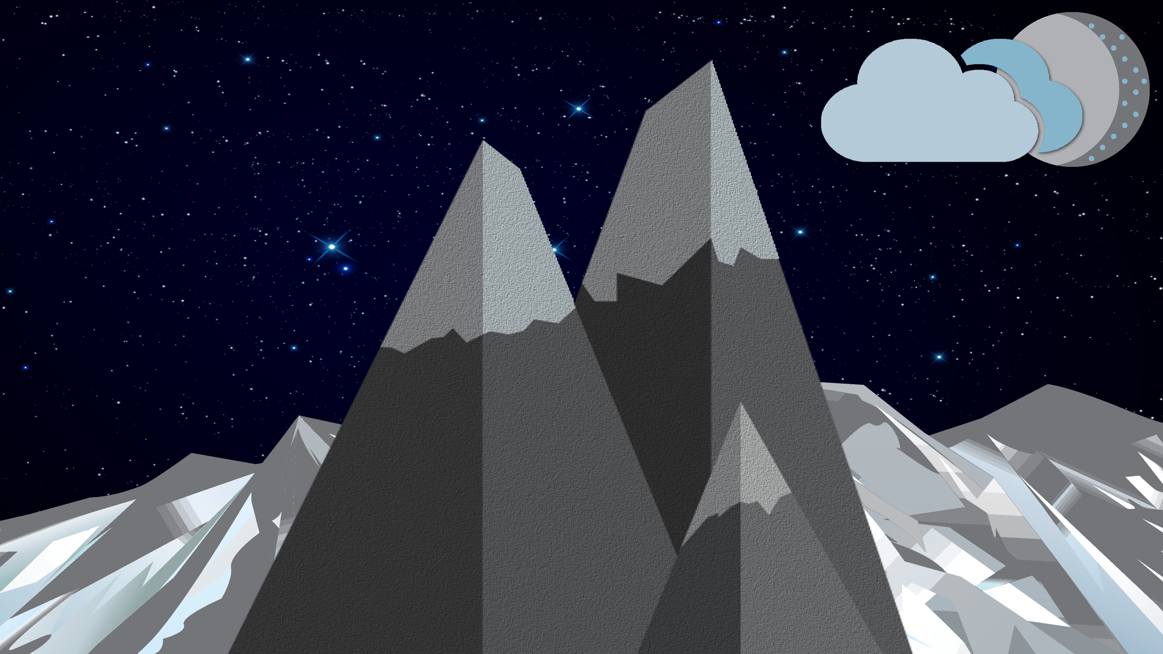 Content 4K Flat Wallpaper Look