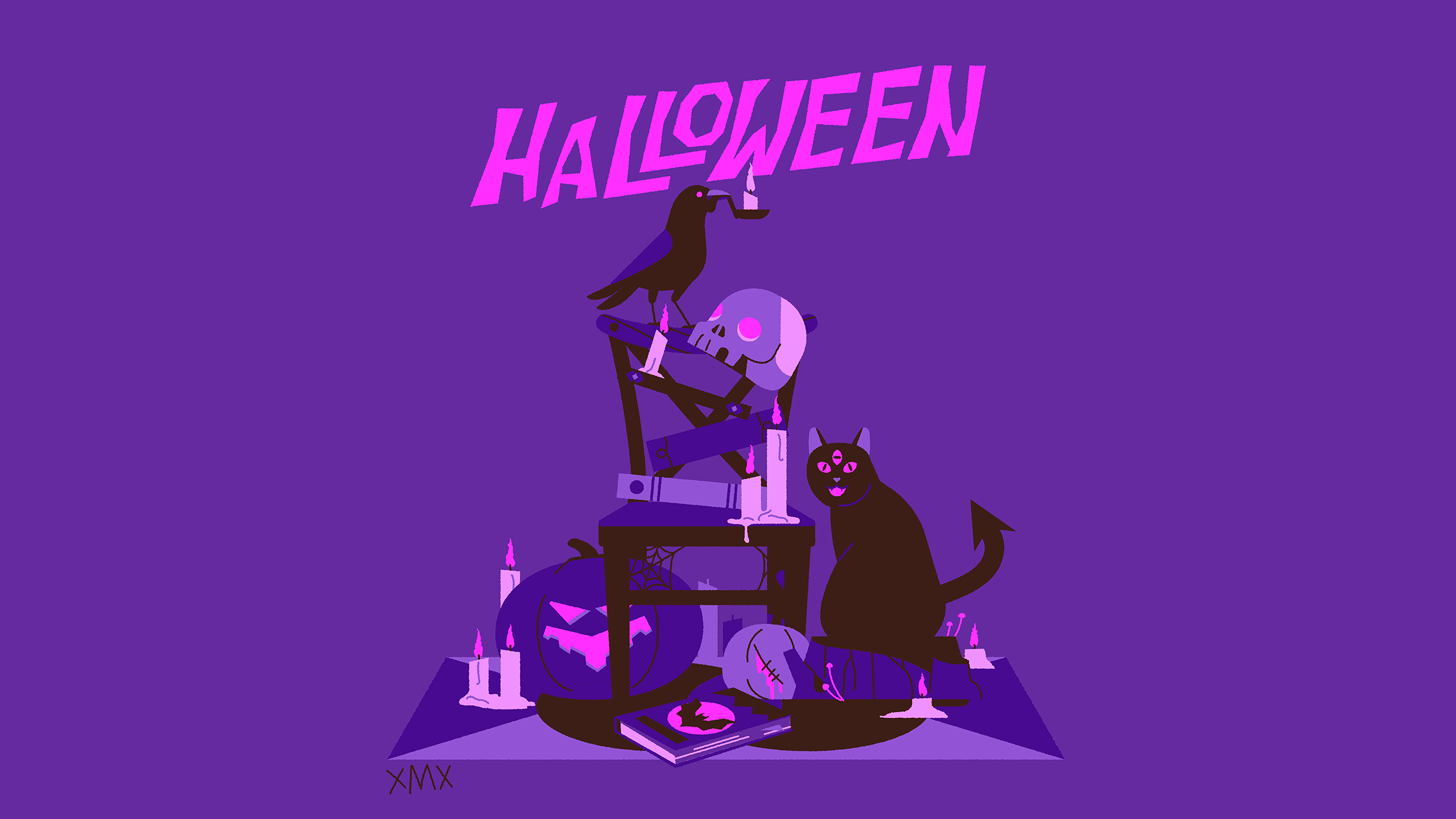 purple background, artwork, digital art