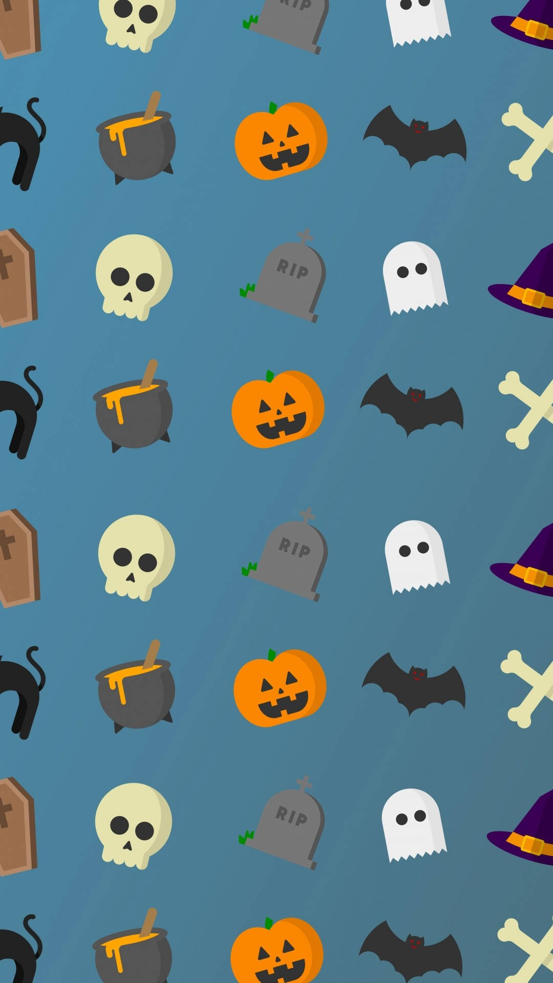 Download Minimalist Halloween iPhone Wallpaper