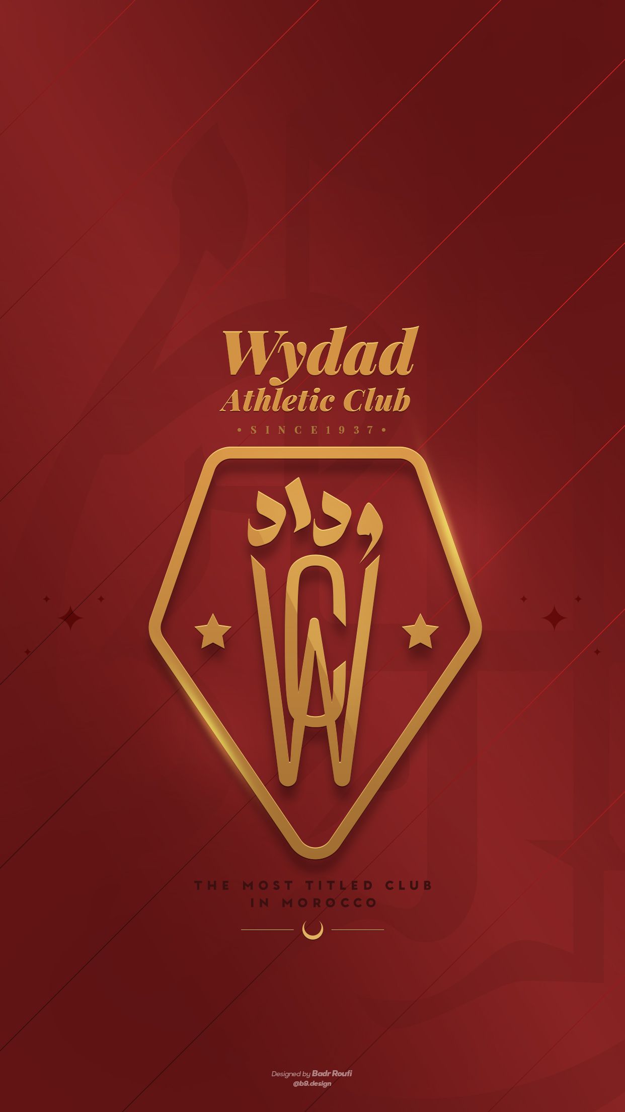 Wydad Athletic Club. Morocco design