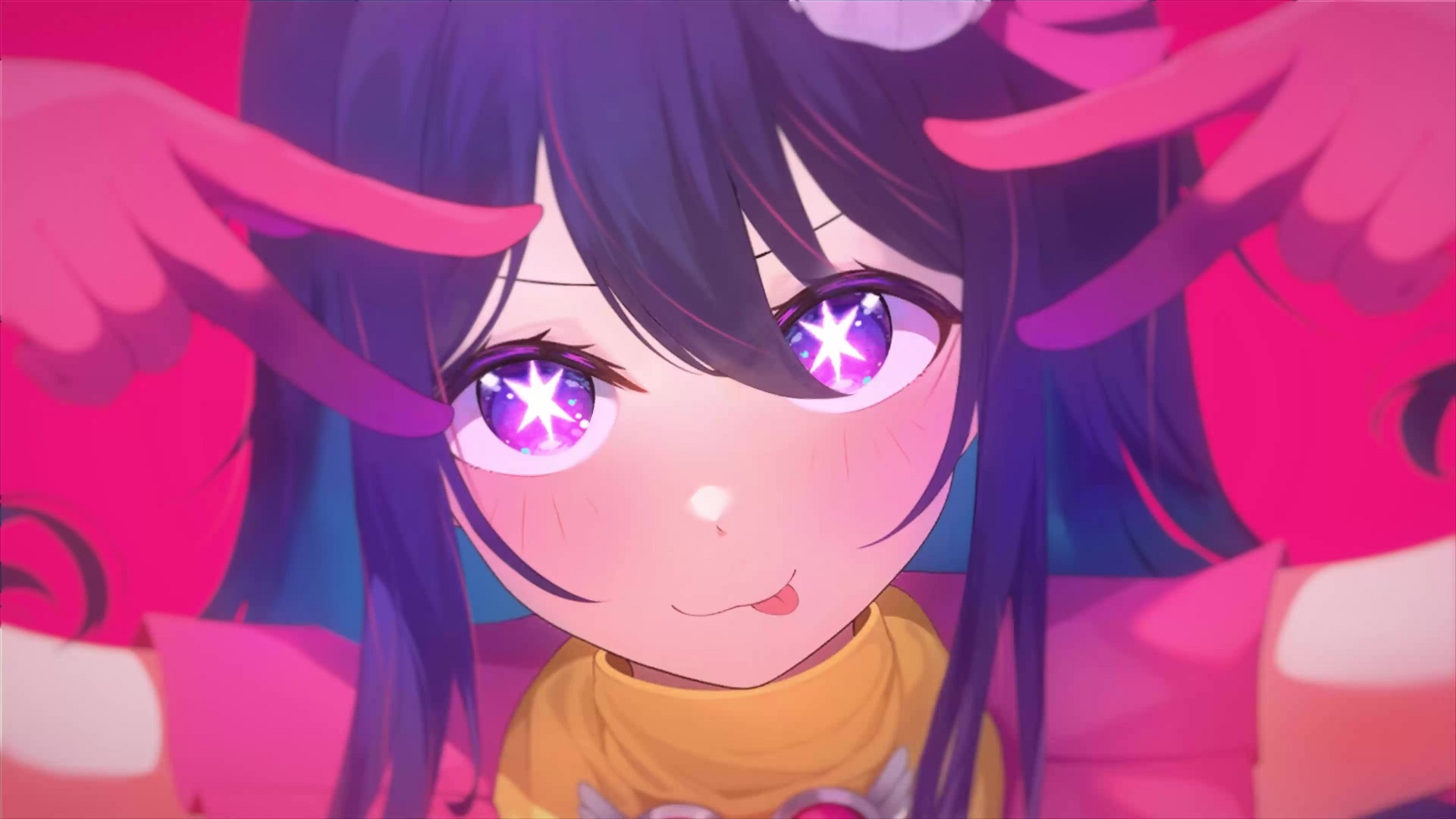 Ai Hoshino Stick Tongue Out Oshi No Ko