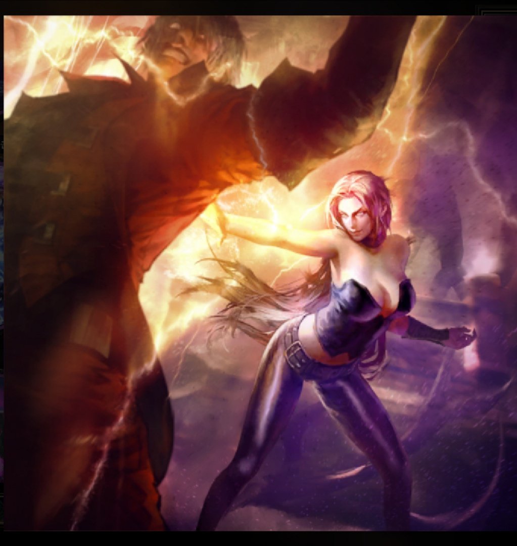 dante and trish May Cry 1 wallpaper