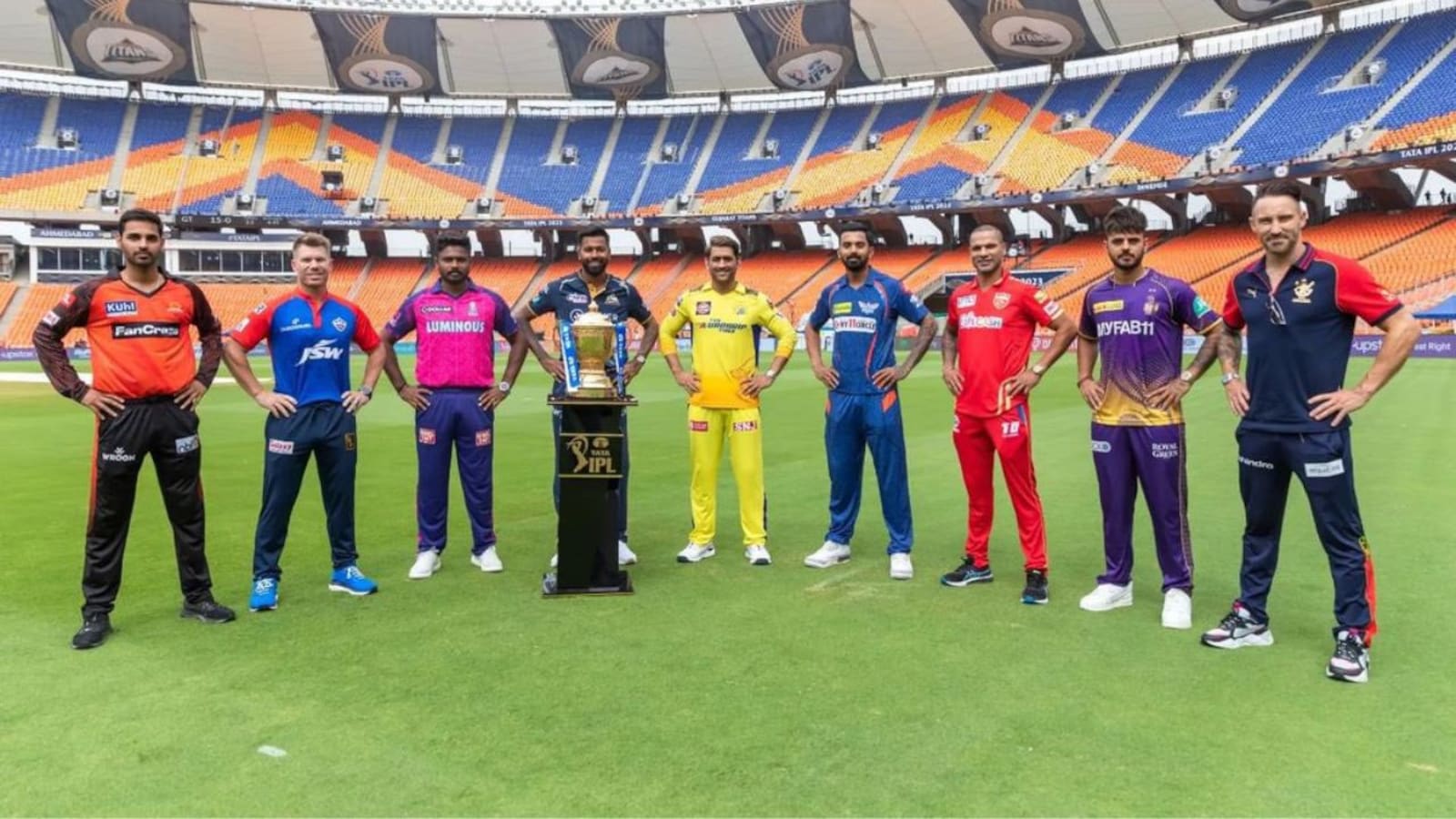 IPL 2023: Ten teams captains, squad