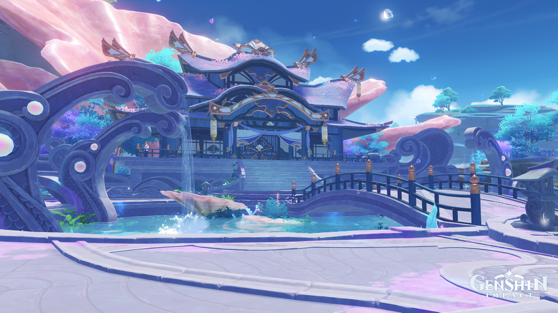 Watatsumi Island, beautiful scenery! <3