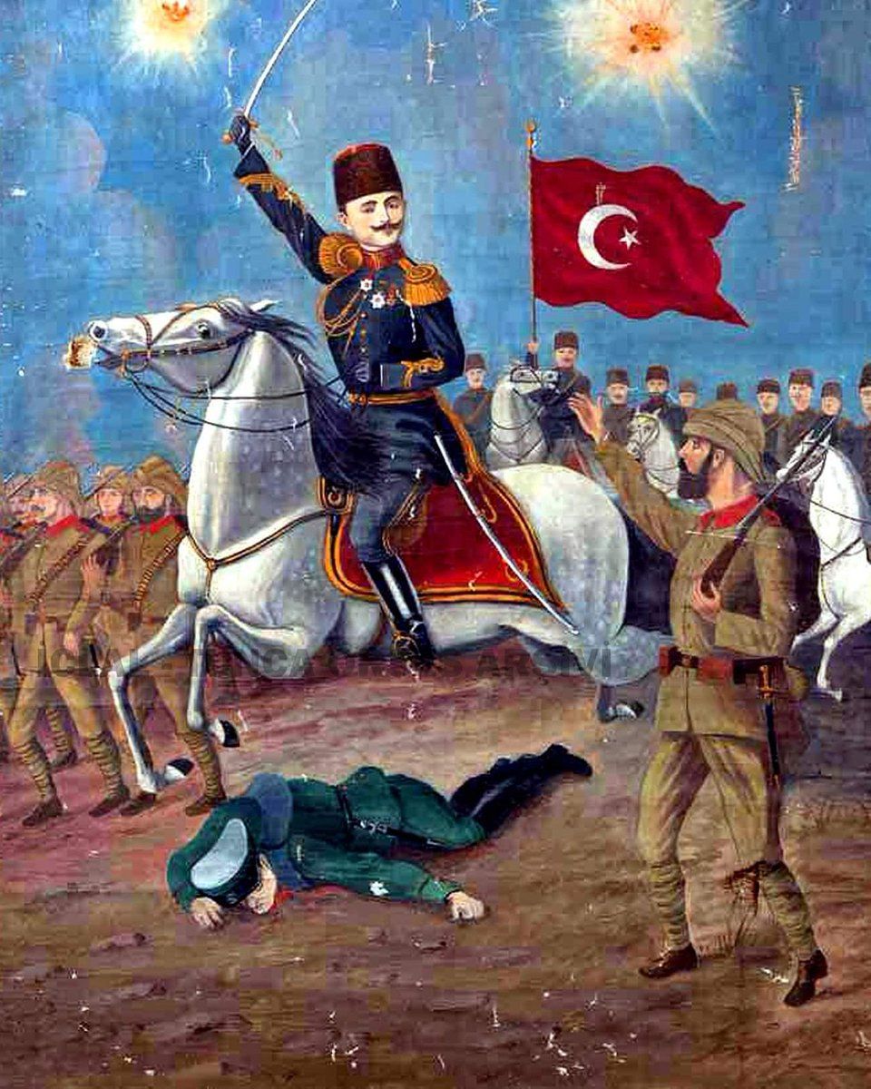 Enver Paşa. Propaganda art, History
