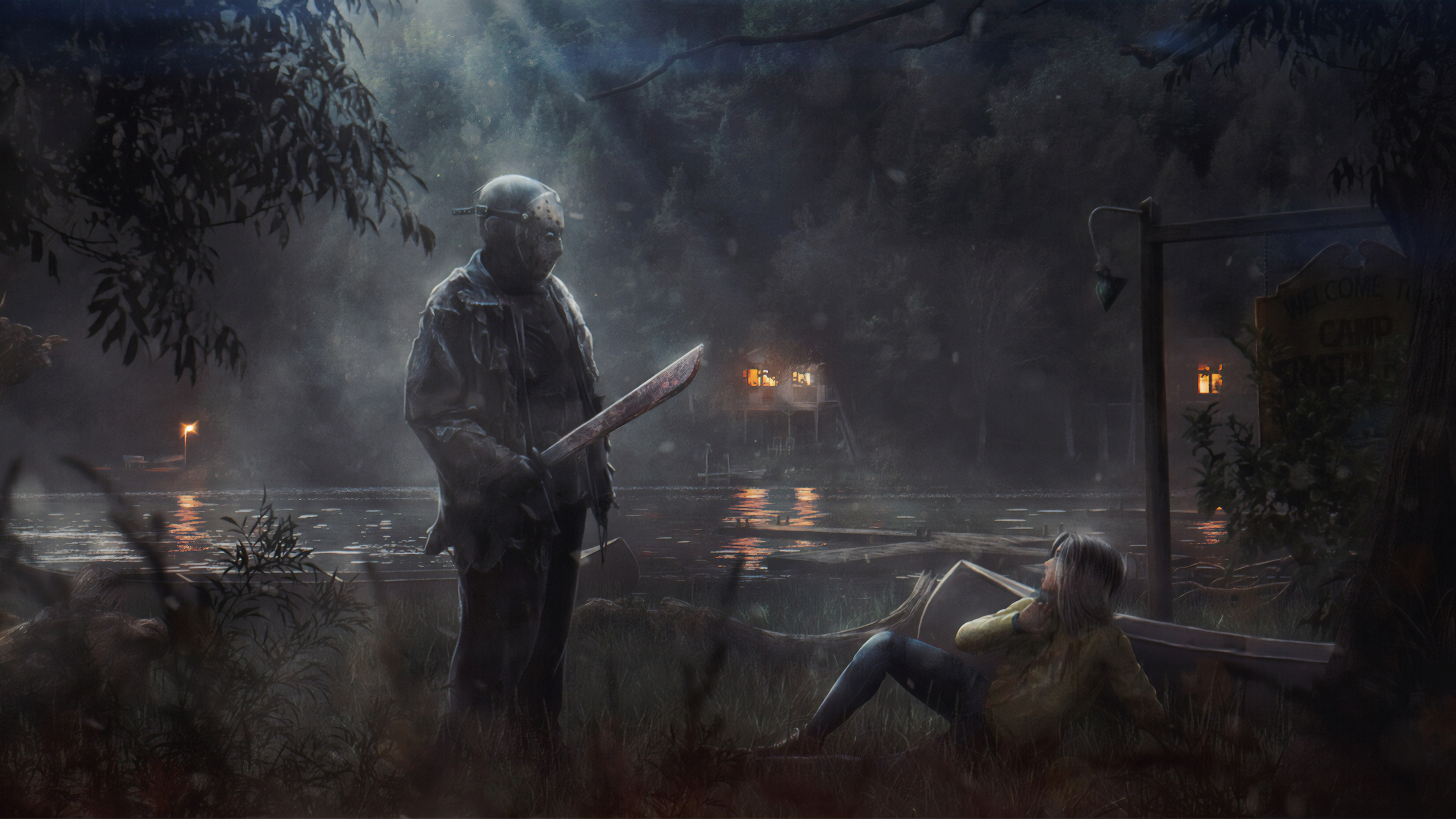 Wallpaper 4k Friday The 13th Game Wallpaper