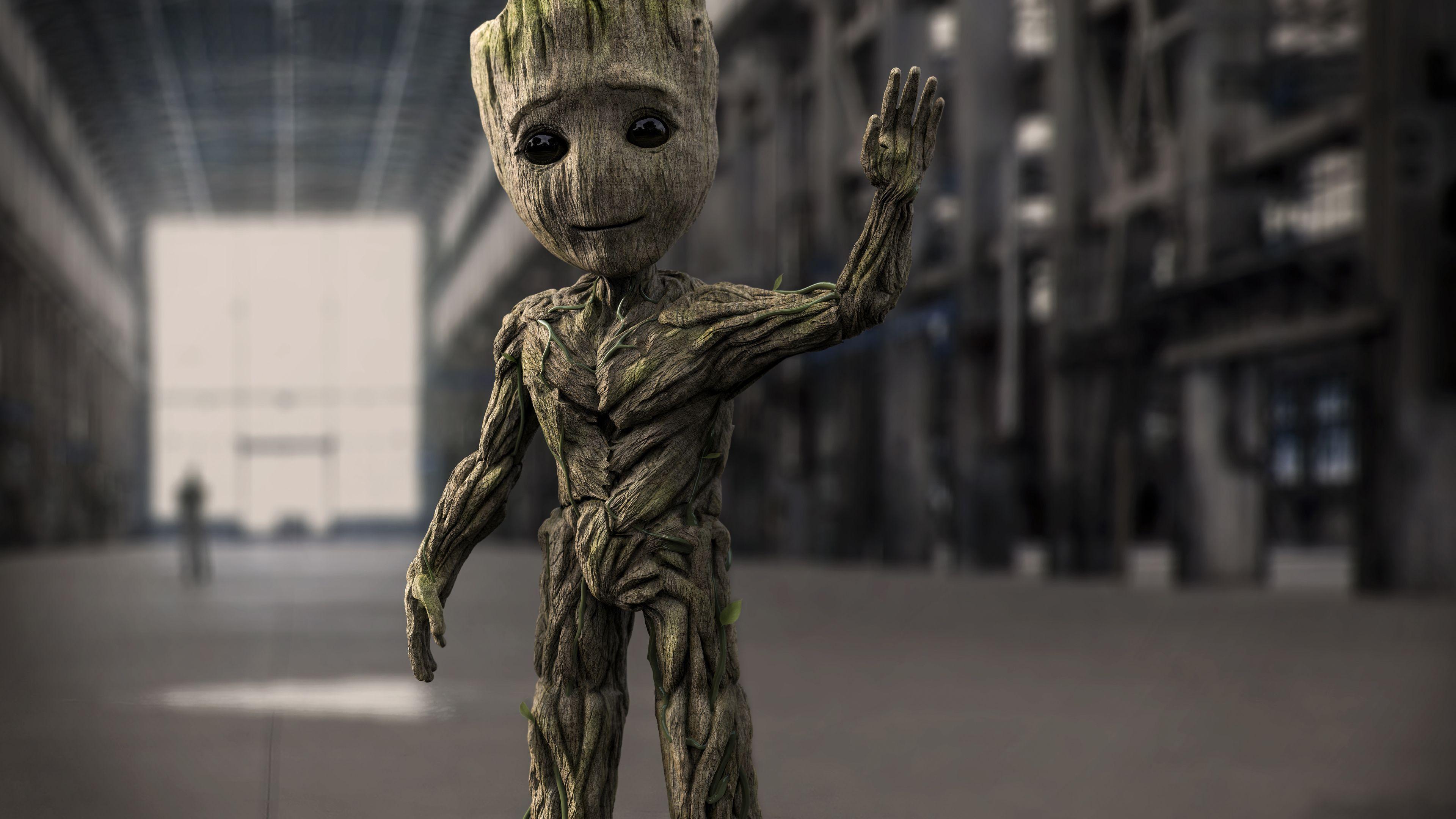 Baby Groot HD Wallpaper High