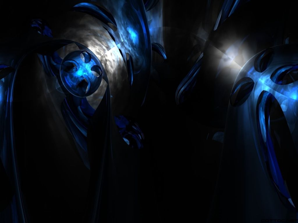 Black and Blue Wallpaper