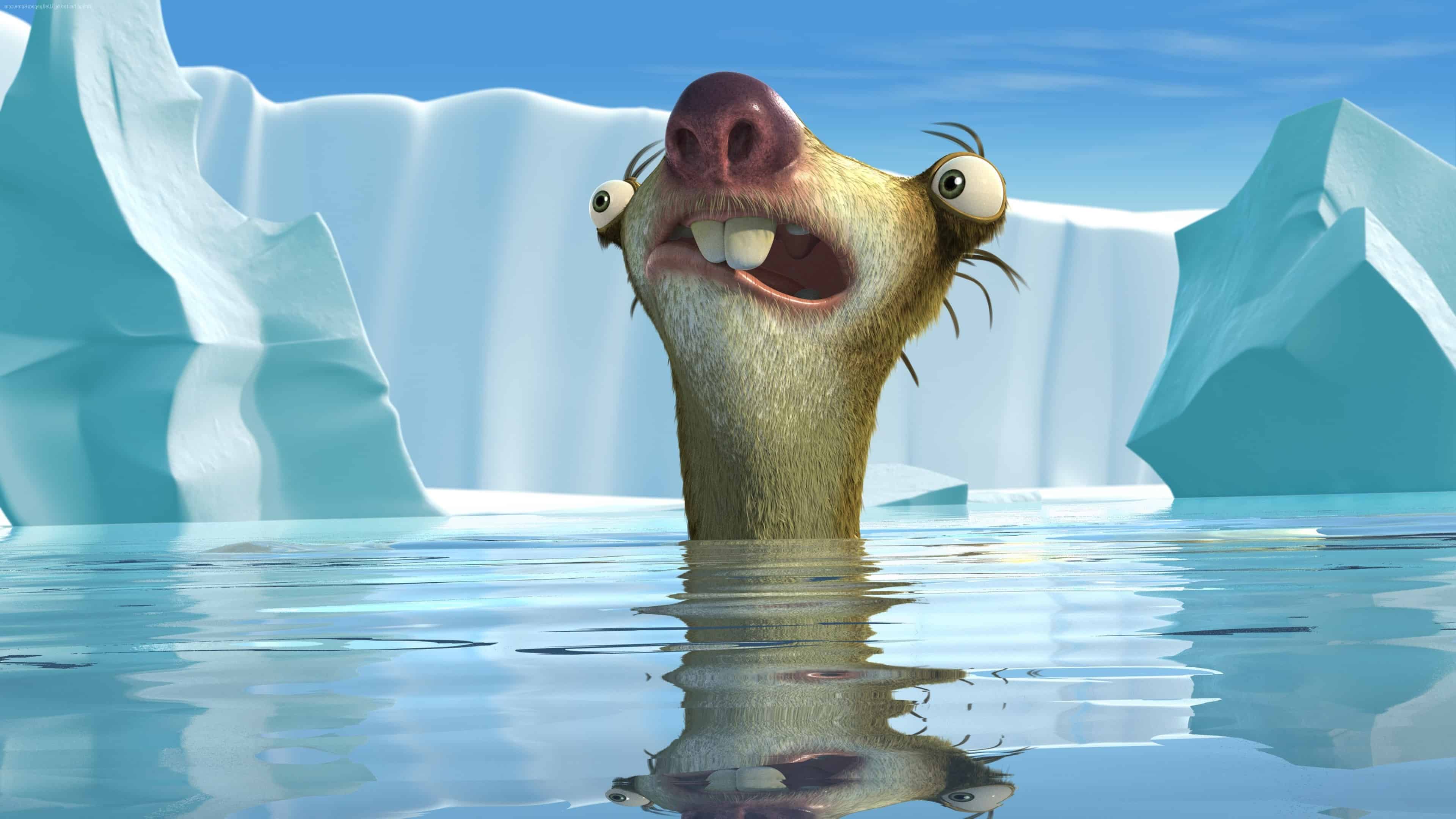 Ice Age Sid UHD 4K Wallpaper