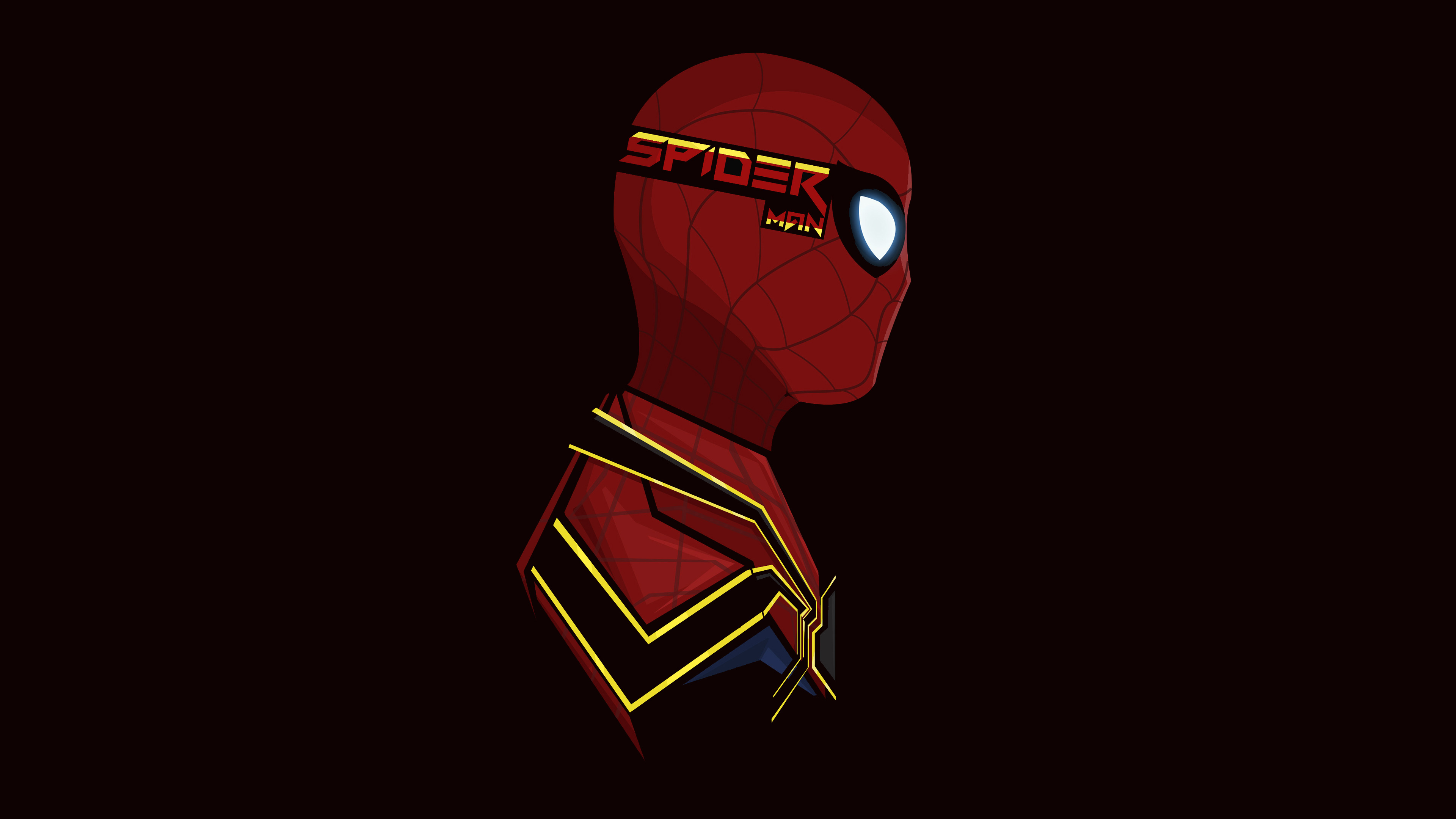 Wallpaper 4k Spiderman Pop Head Shot