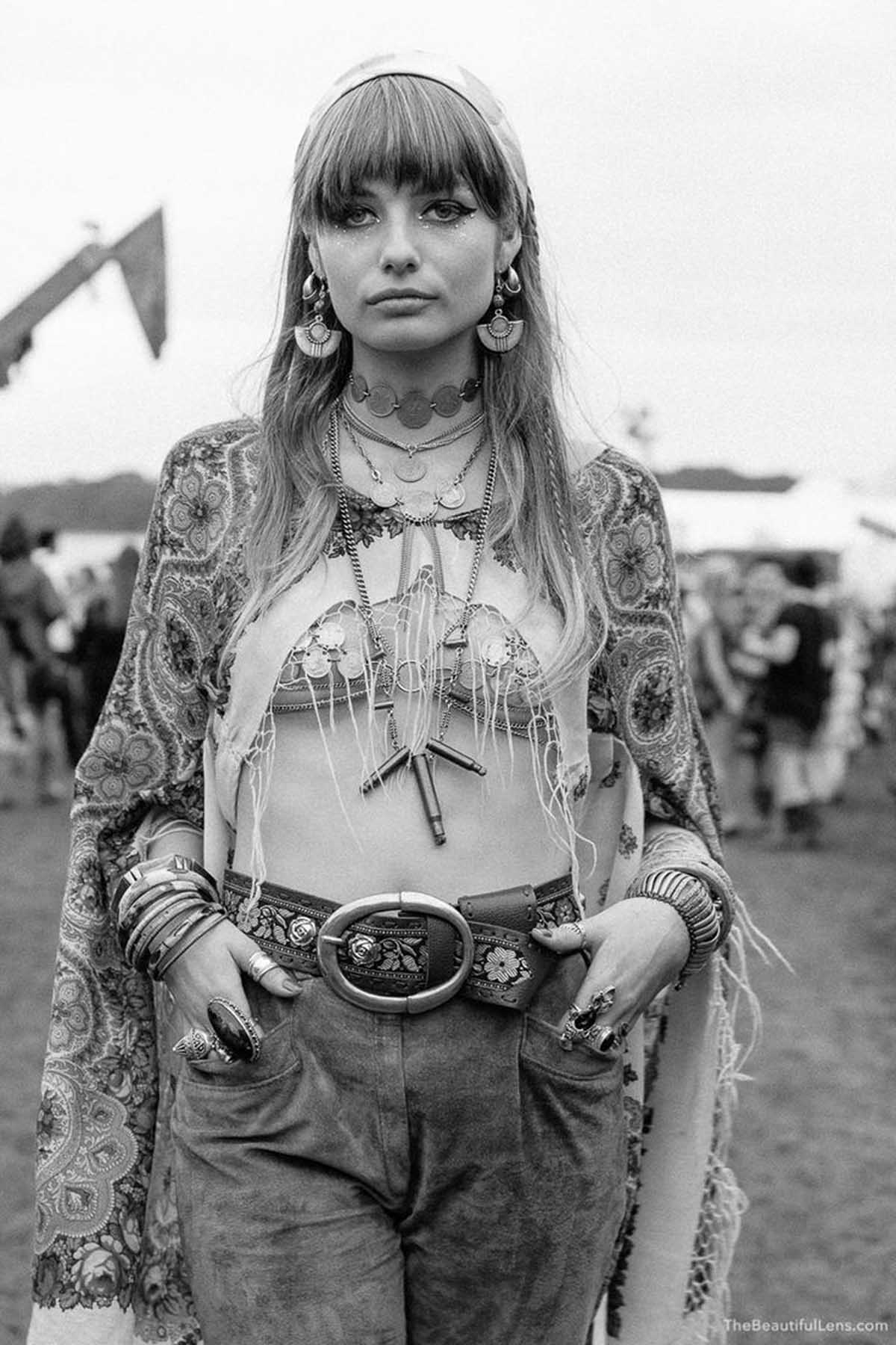 rebellious fashion at Woodstock, 1969