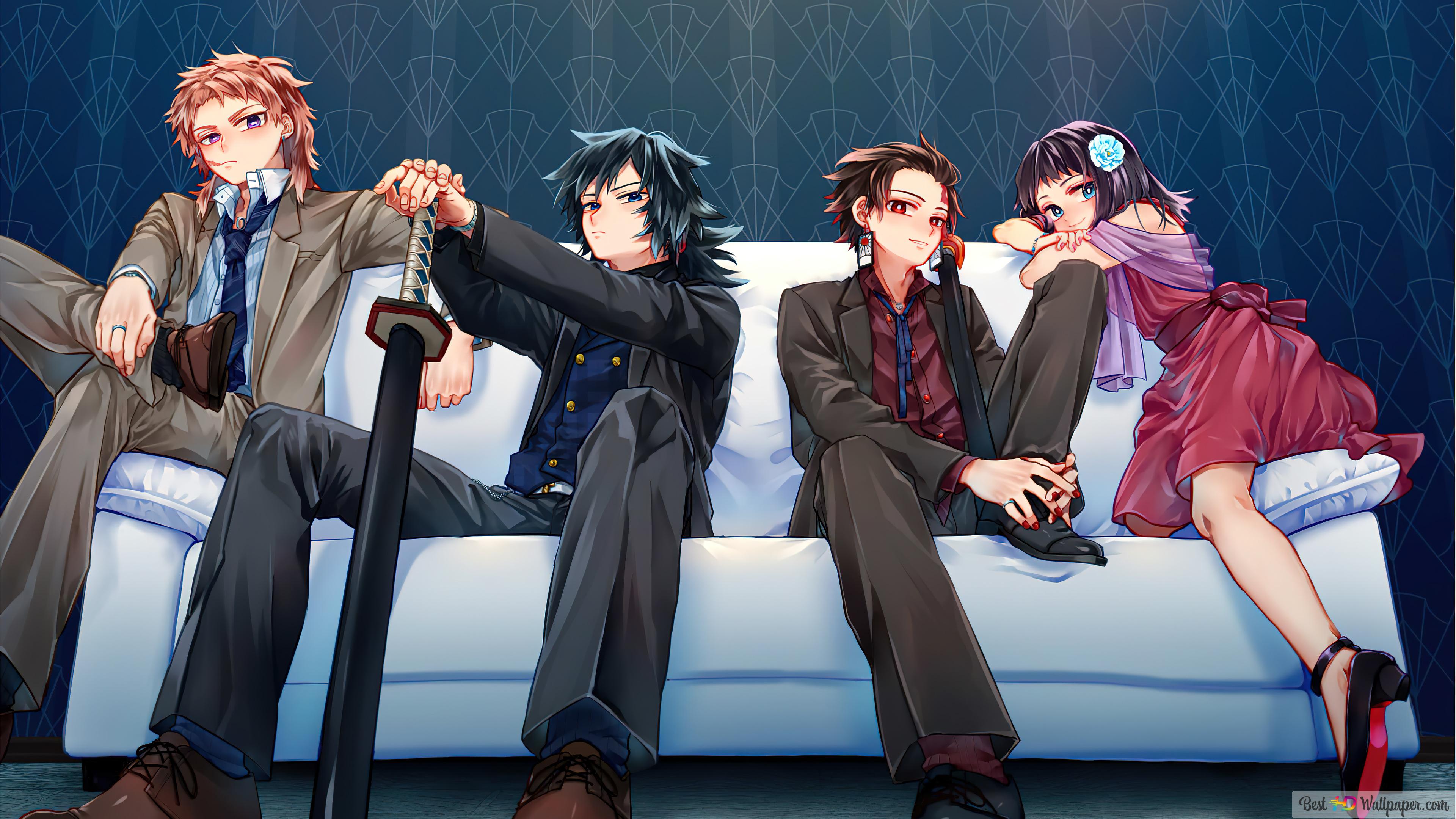 Demon Slayer Characters 4K wallpaper