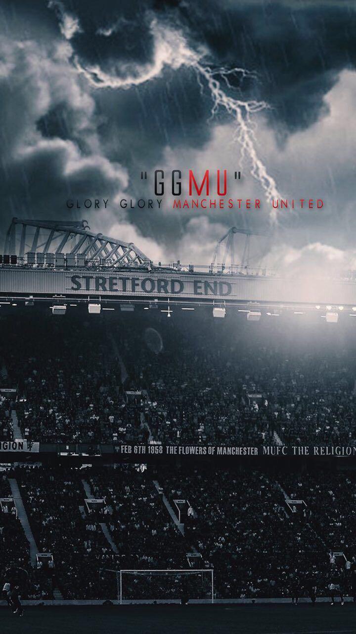Old Trafford at the Stretford End