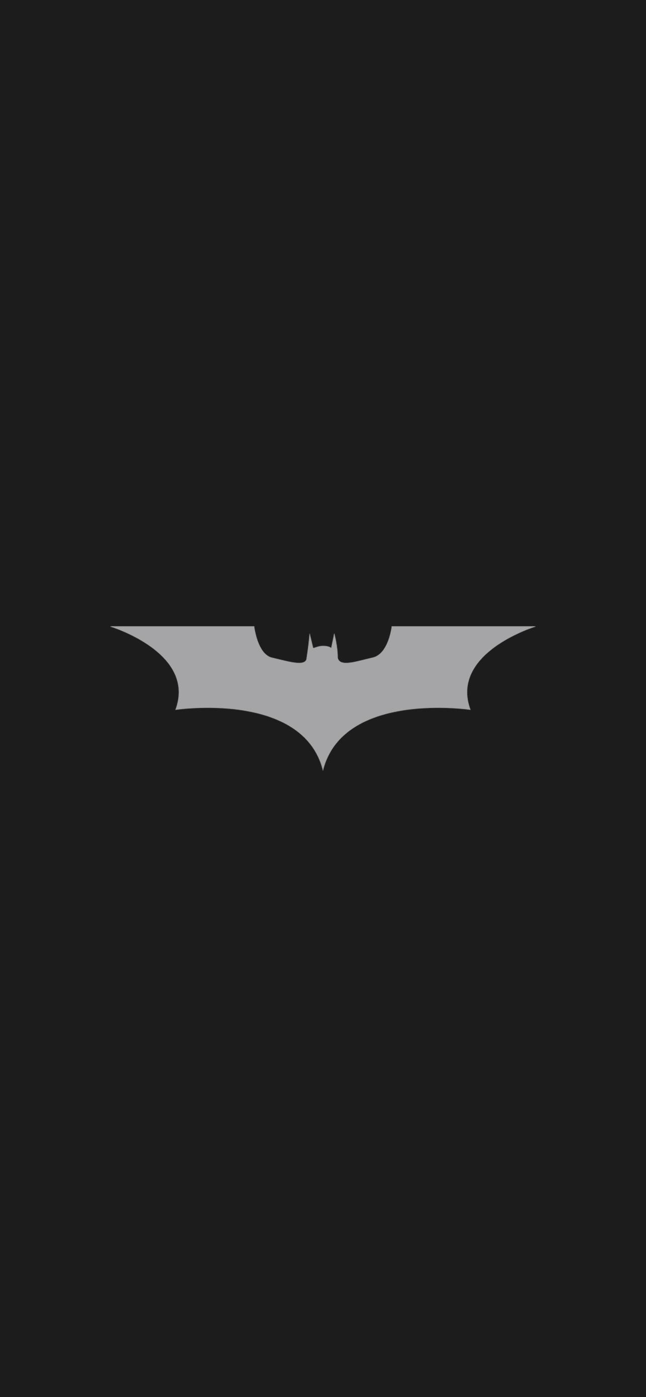 Dark Batman logo iPhone 13 wallpaper