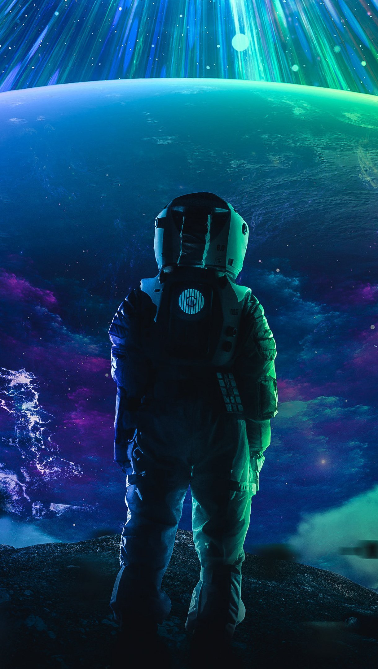 Astronaut looking at the sky Wallpaper 4k Ultra HD