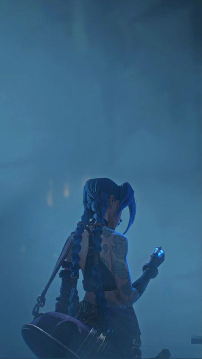 Jinx Arcane Wallpaper. Çizimler