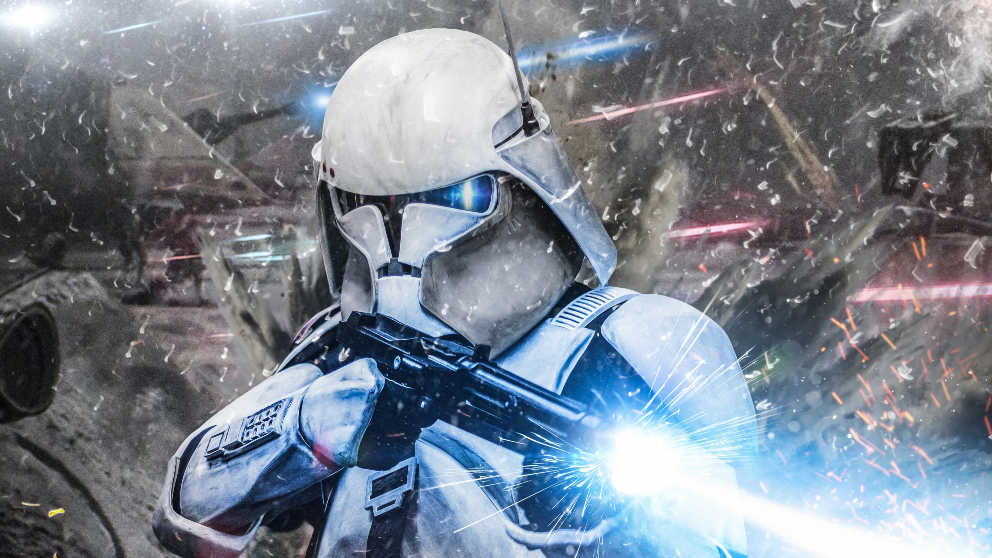 Wallpaper 4k Stormtrooper Commander Wallpaper