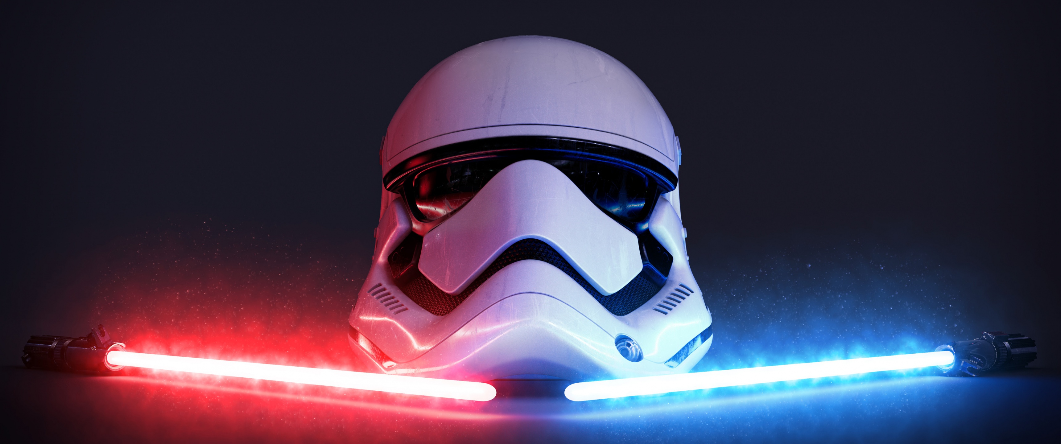 Stormtrooper Wallpaper 4K, Lightsaber