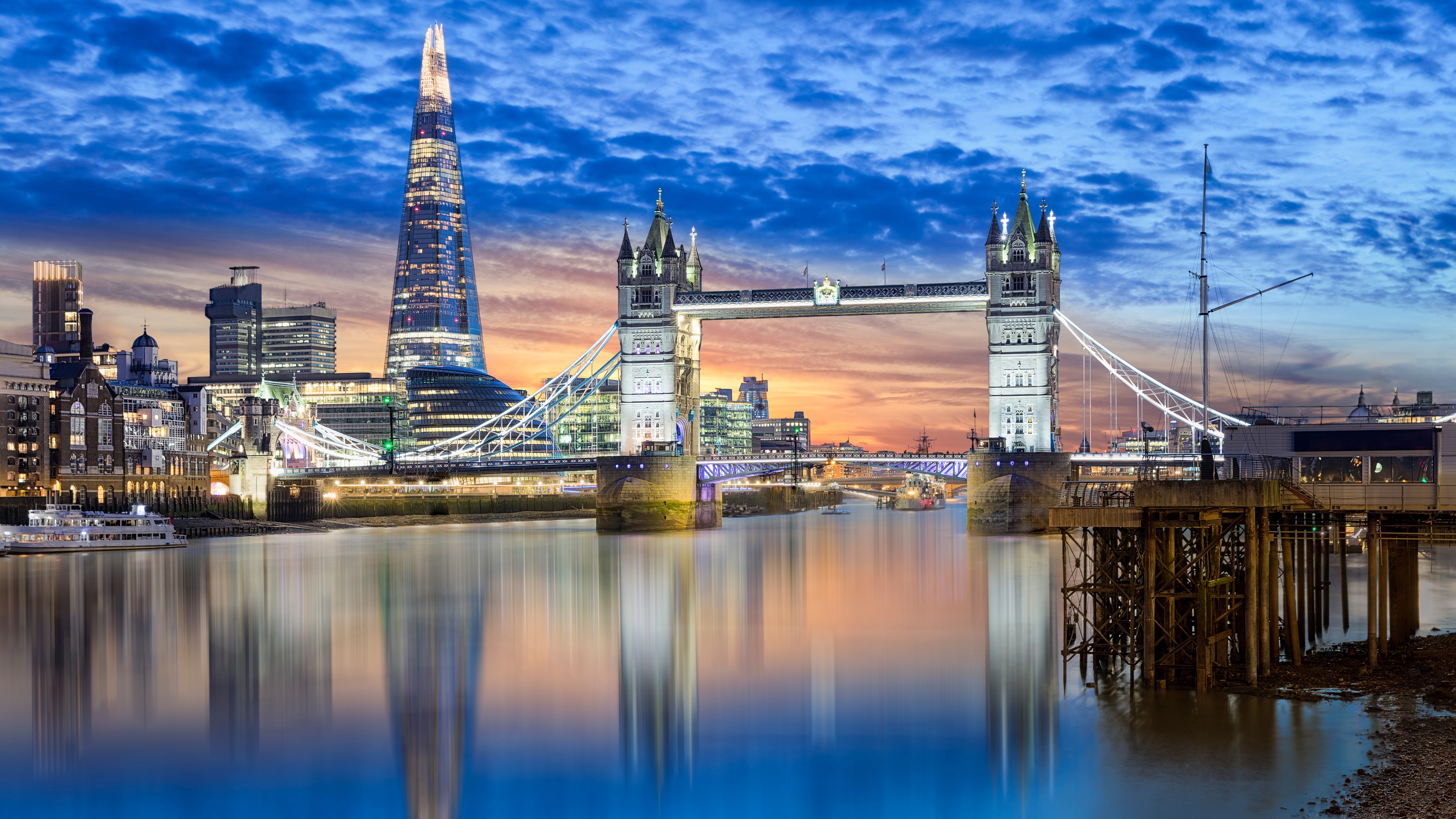 Tower Bridge Wallpaper 4K, London