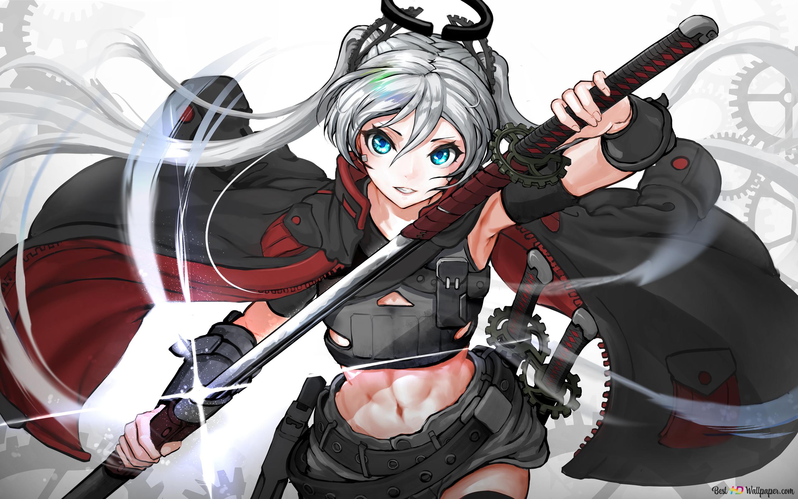 katana swords 4K wallpaper
