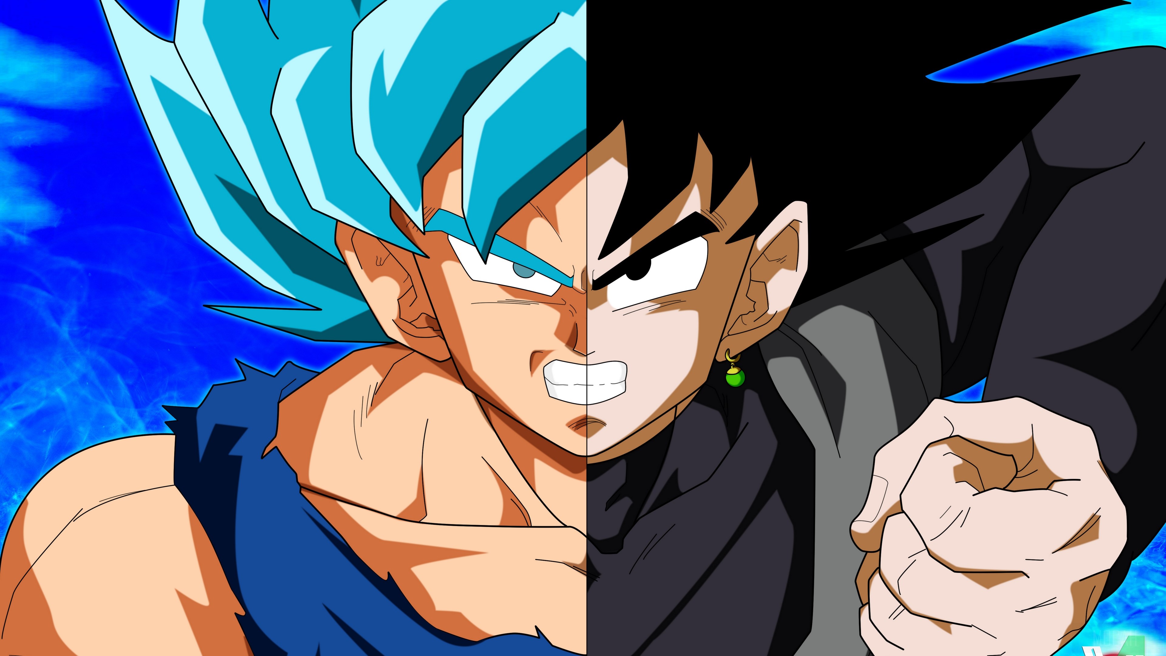 Black Goku 1080P, 2k, 4k HD wallpaper