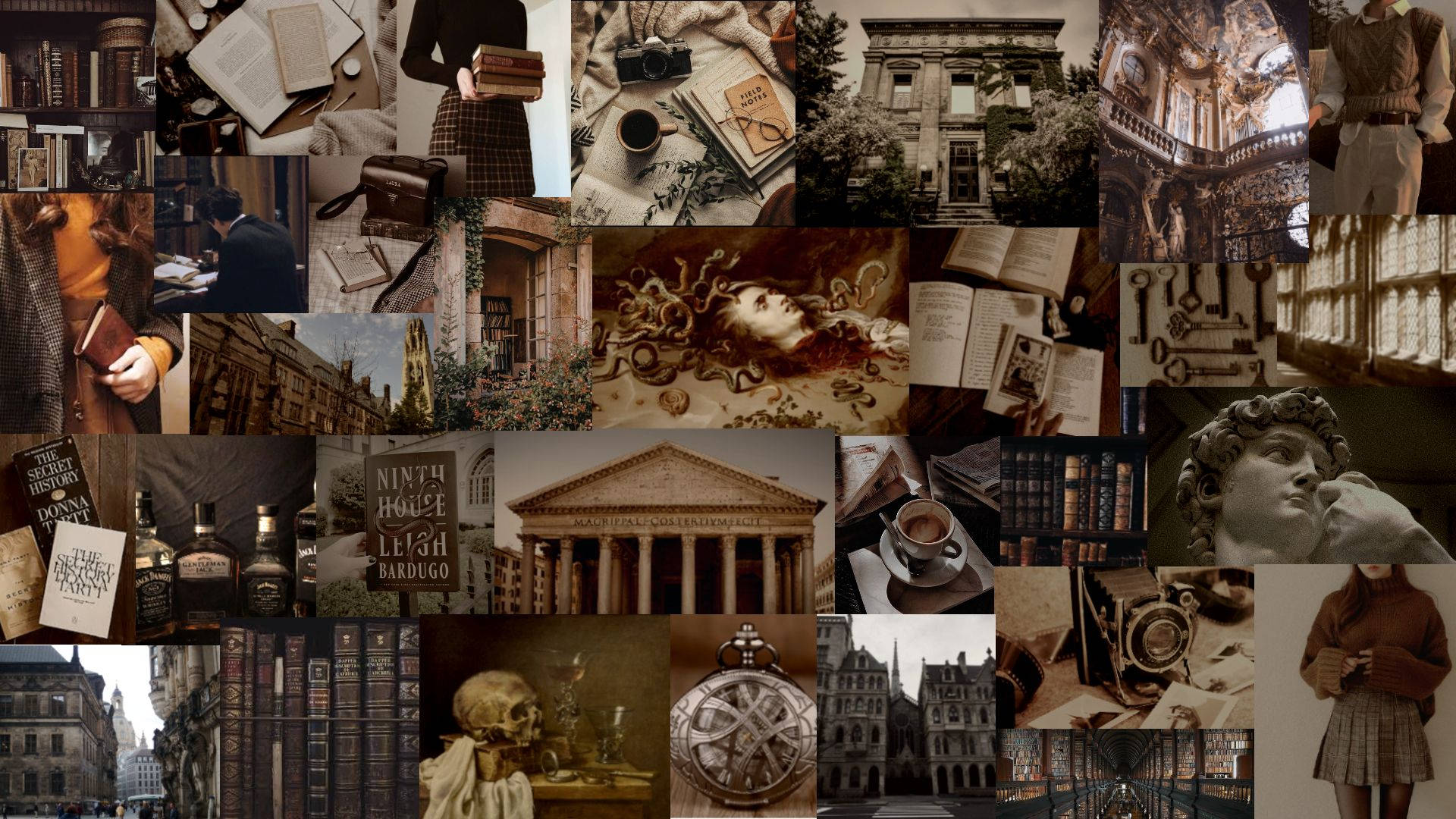 Download Dark Academia Greek Aesthetic Wallpaper