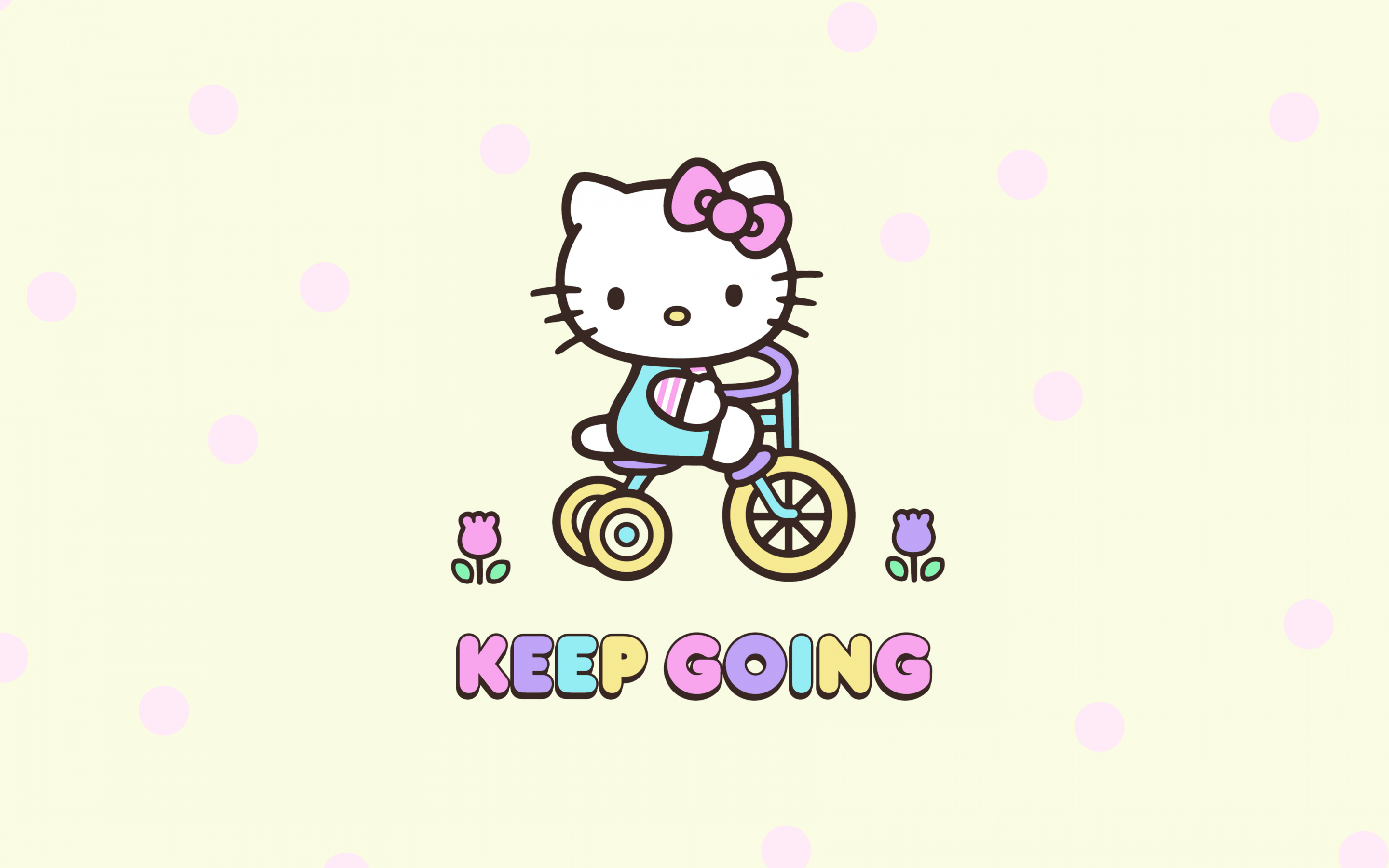 Wallpaper 4K, Hello Kitty background