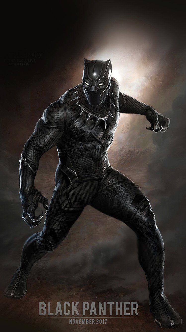 Black Panther iPhone Wallpaper
