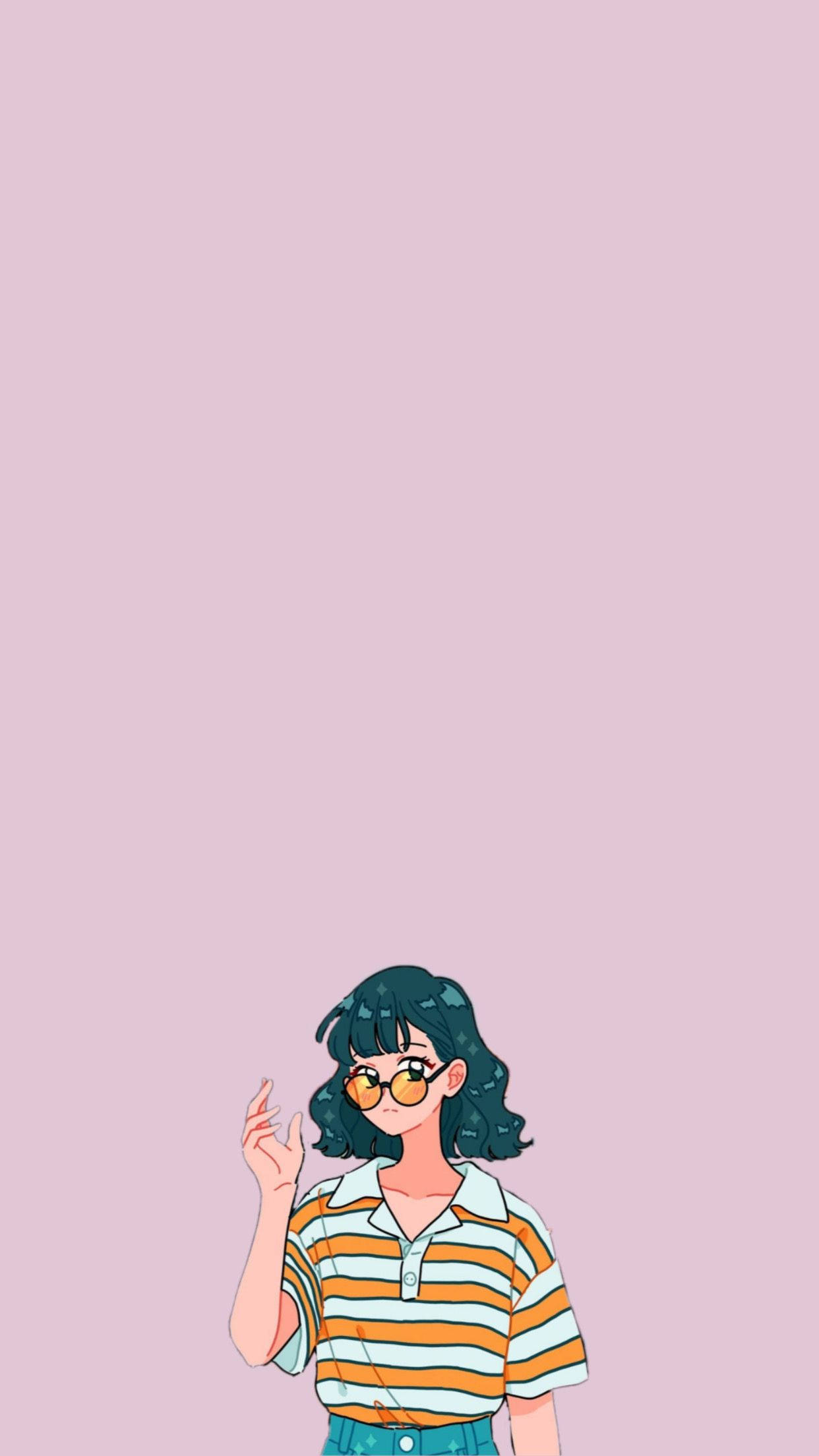 Pink Background Phone Wallpaper