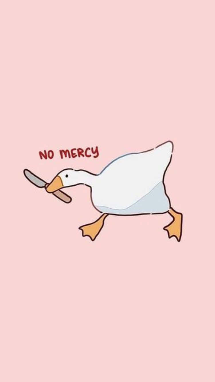 Download Funny Duck Running With Knife