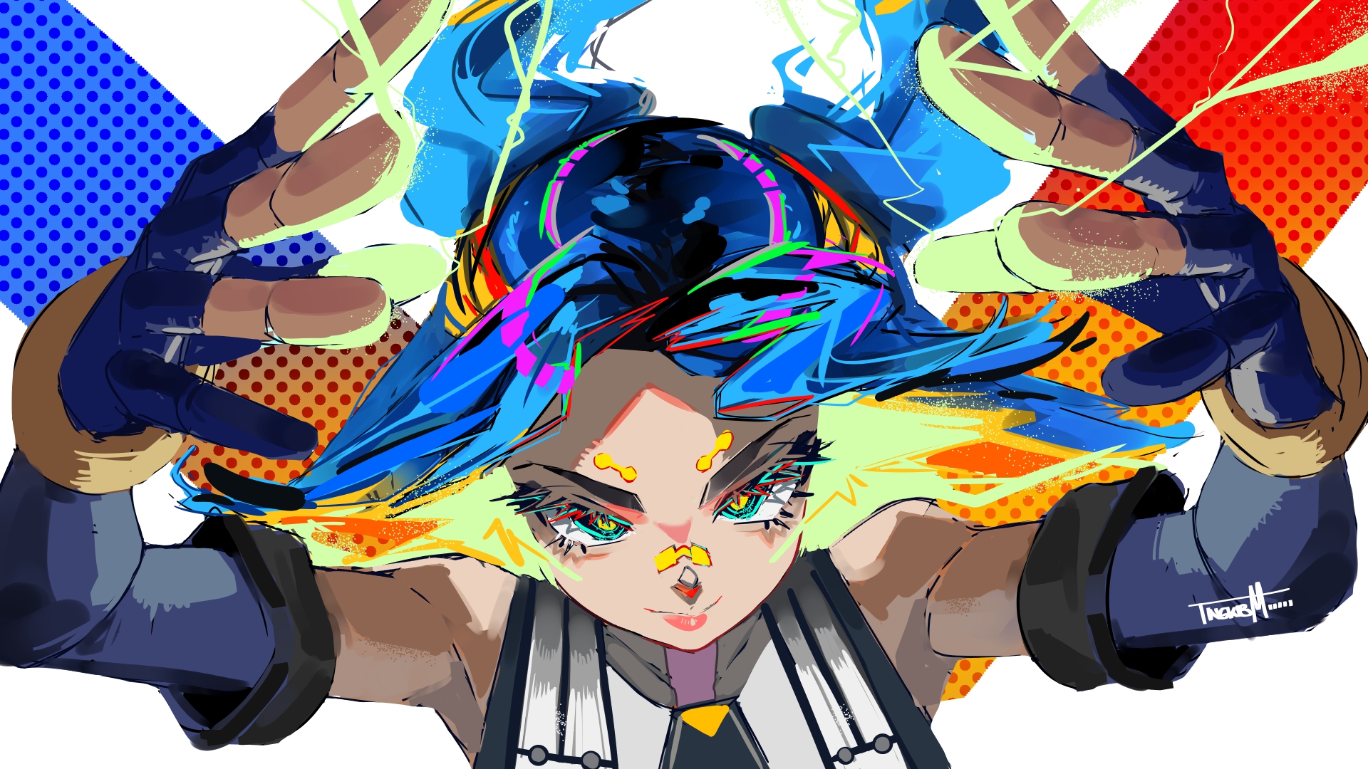Neon Valorant HD Wallpaper