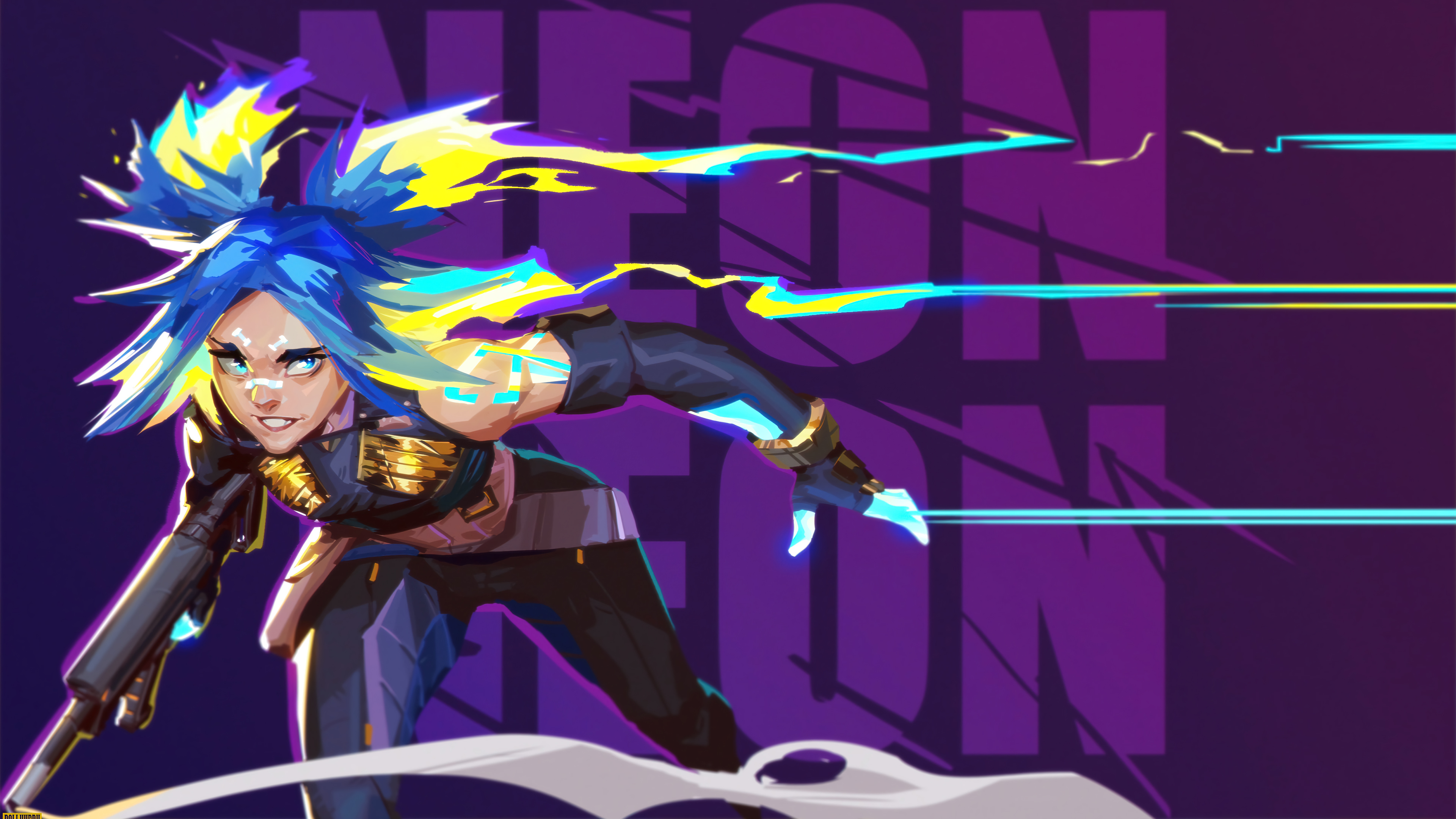 Valorant Neon Wallpaper