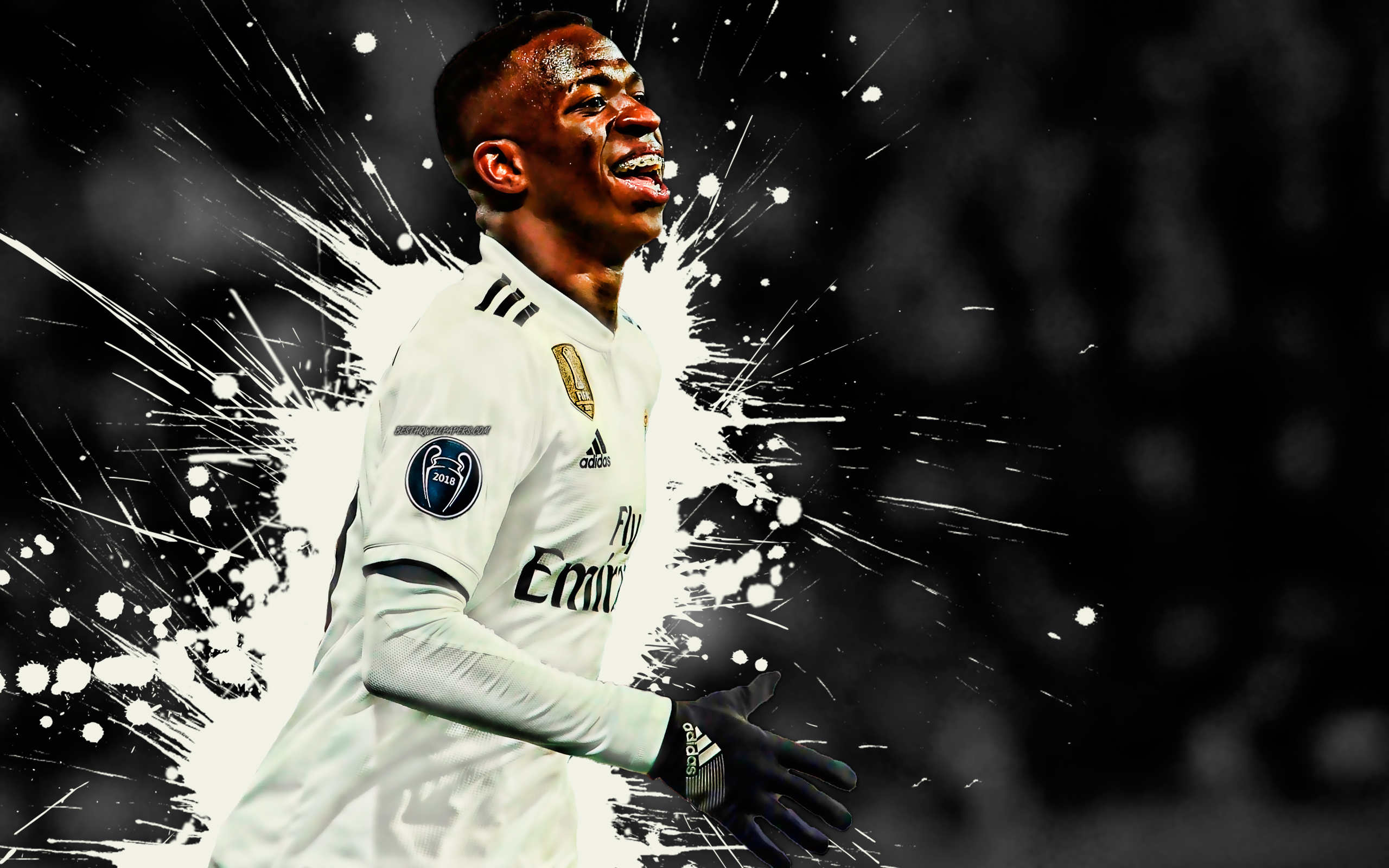 Download wallpaper Vinicius Junior, 4k
