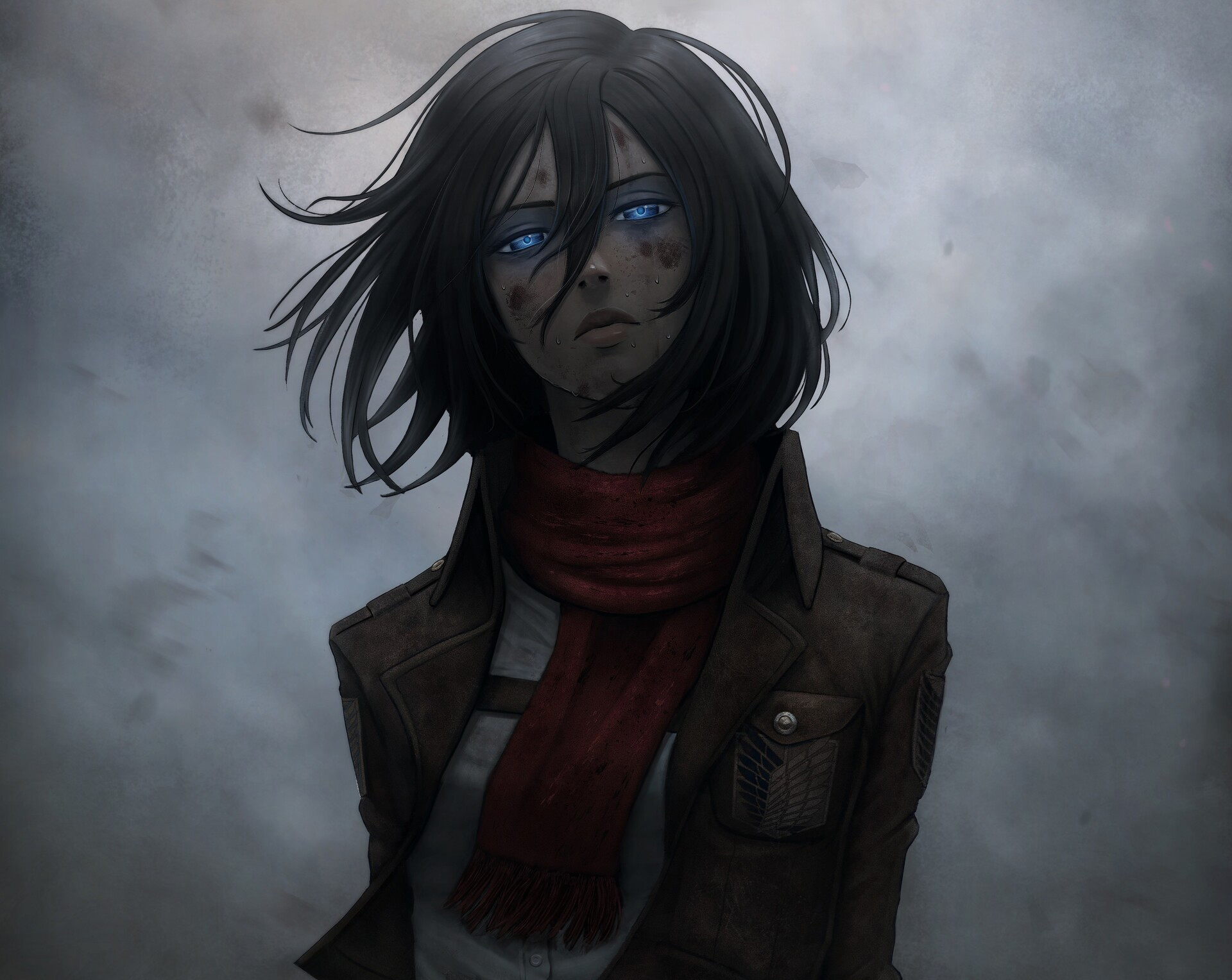 Mikasa Ackerman 4K Wallpaper