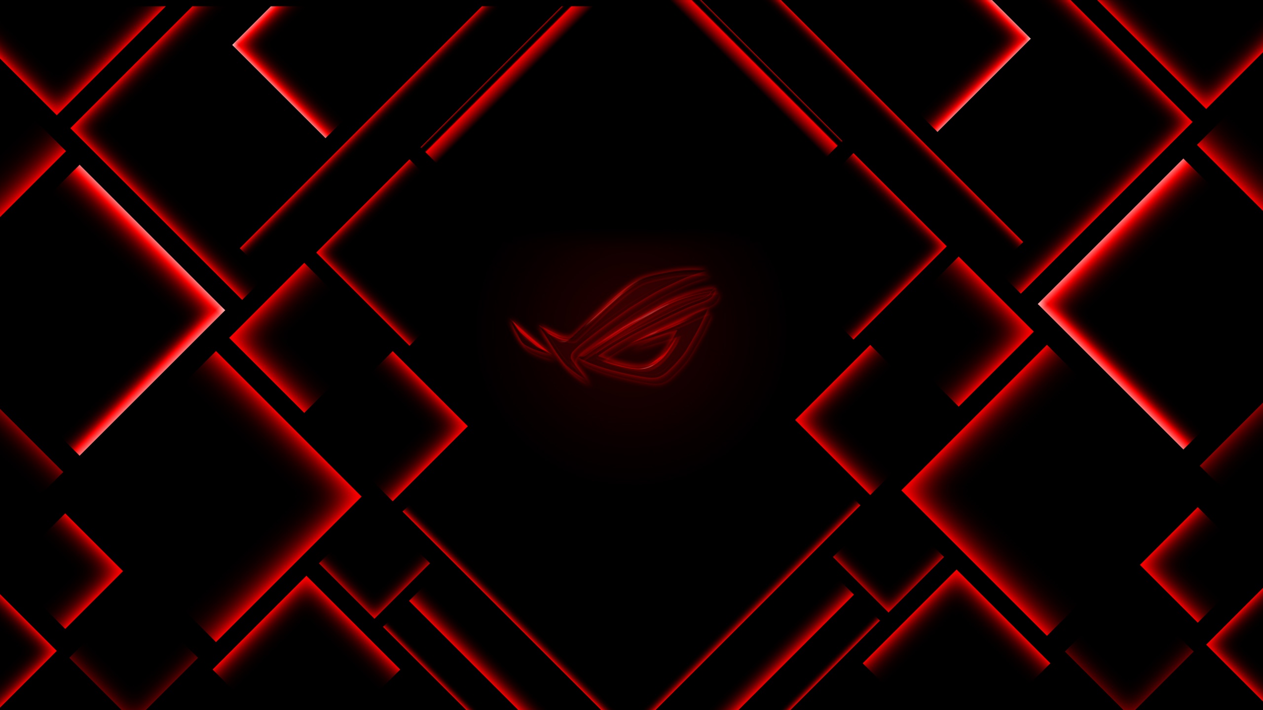ASUS ROG Wallpaper 4K, Ambient lighting, Red lighting
