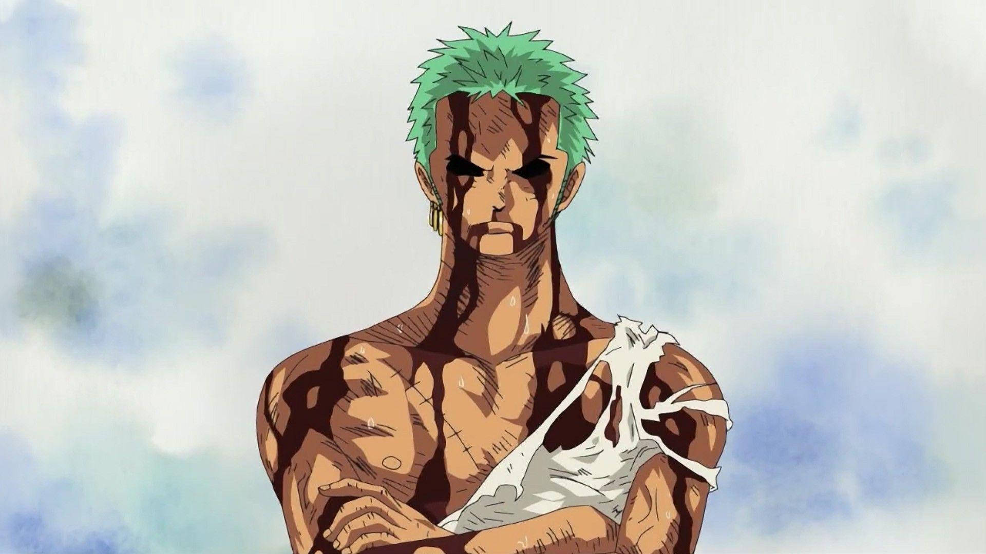 Download One Piece Zoro 4k After Fight Wallpaper