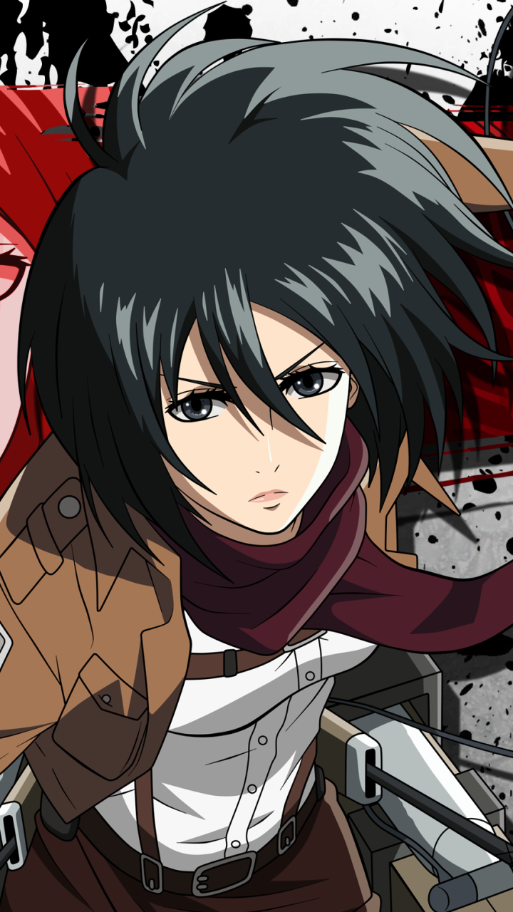 Anime Attack On Titan, Mikasa Ackerman
