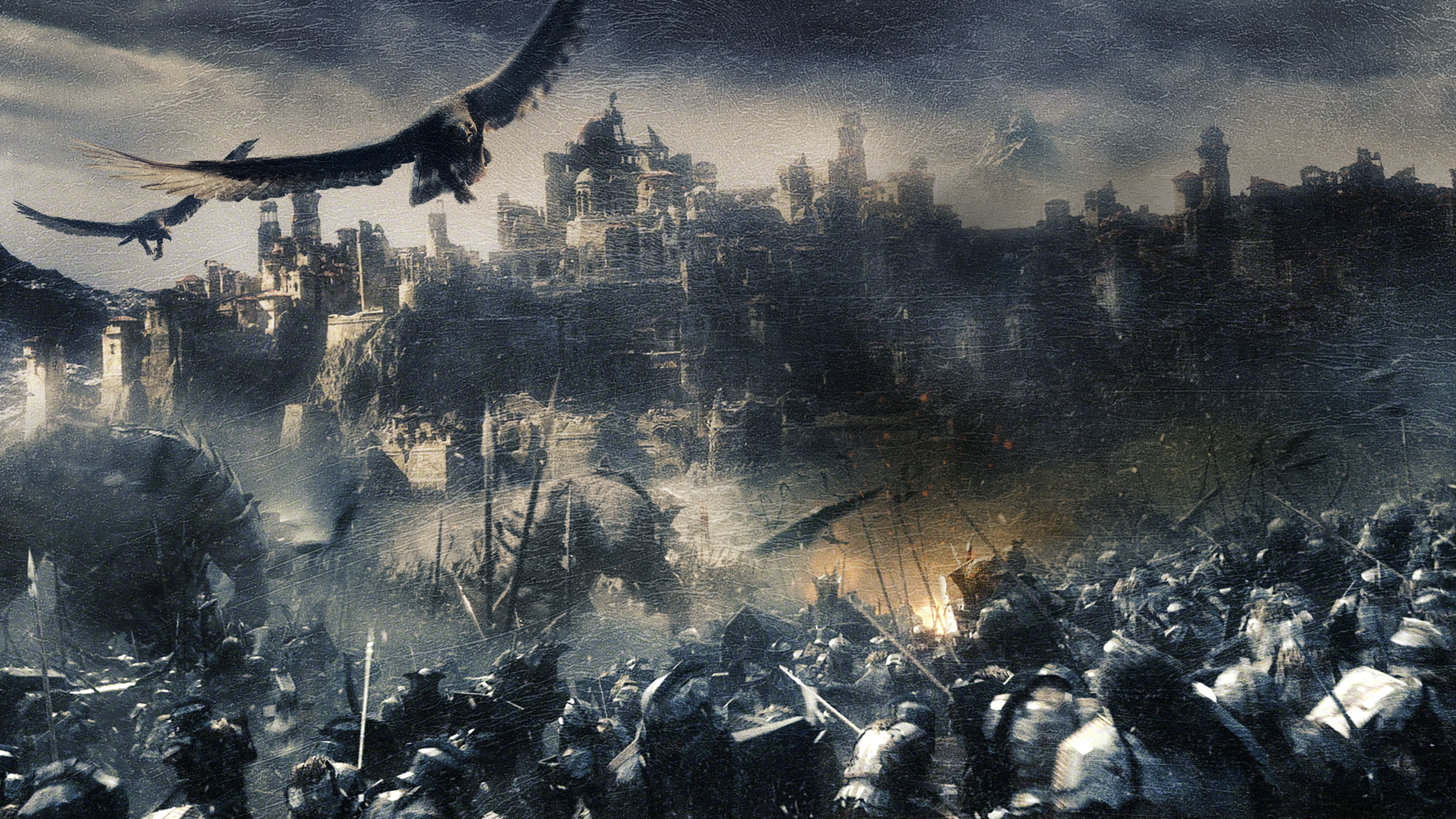 Five Armies 4k Ultra HD Wallpaper