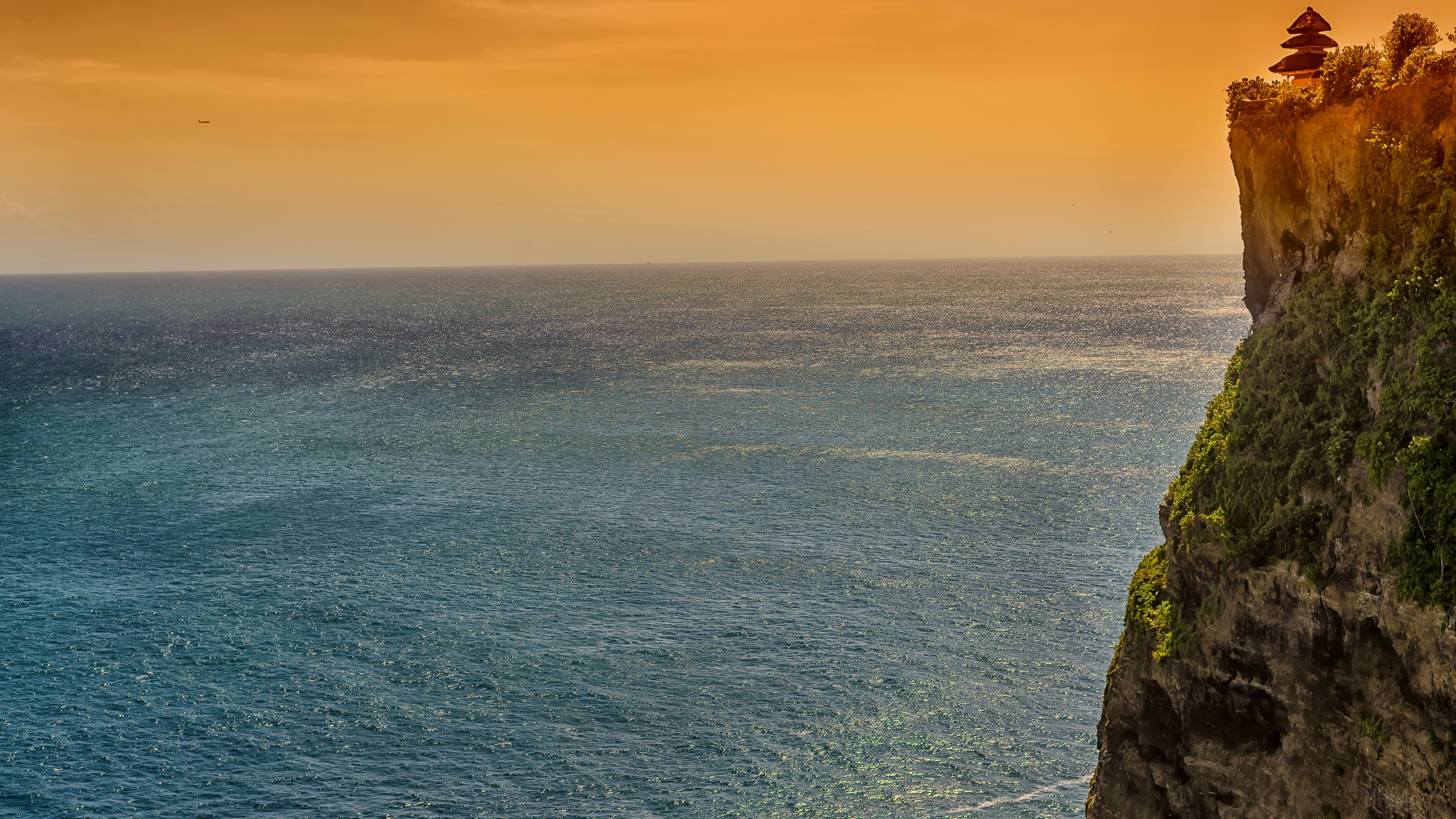 Ocean, Rock, Sea, Seascape, Ungasan 4k