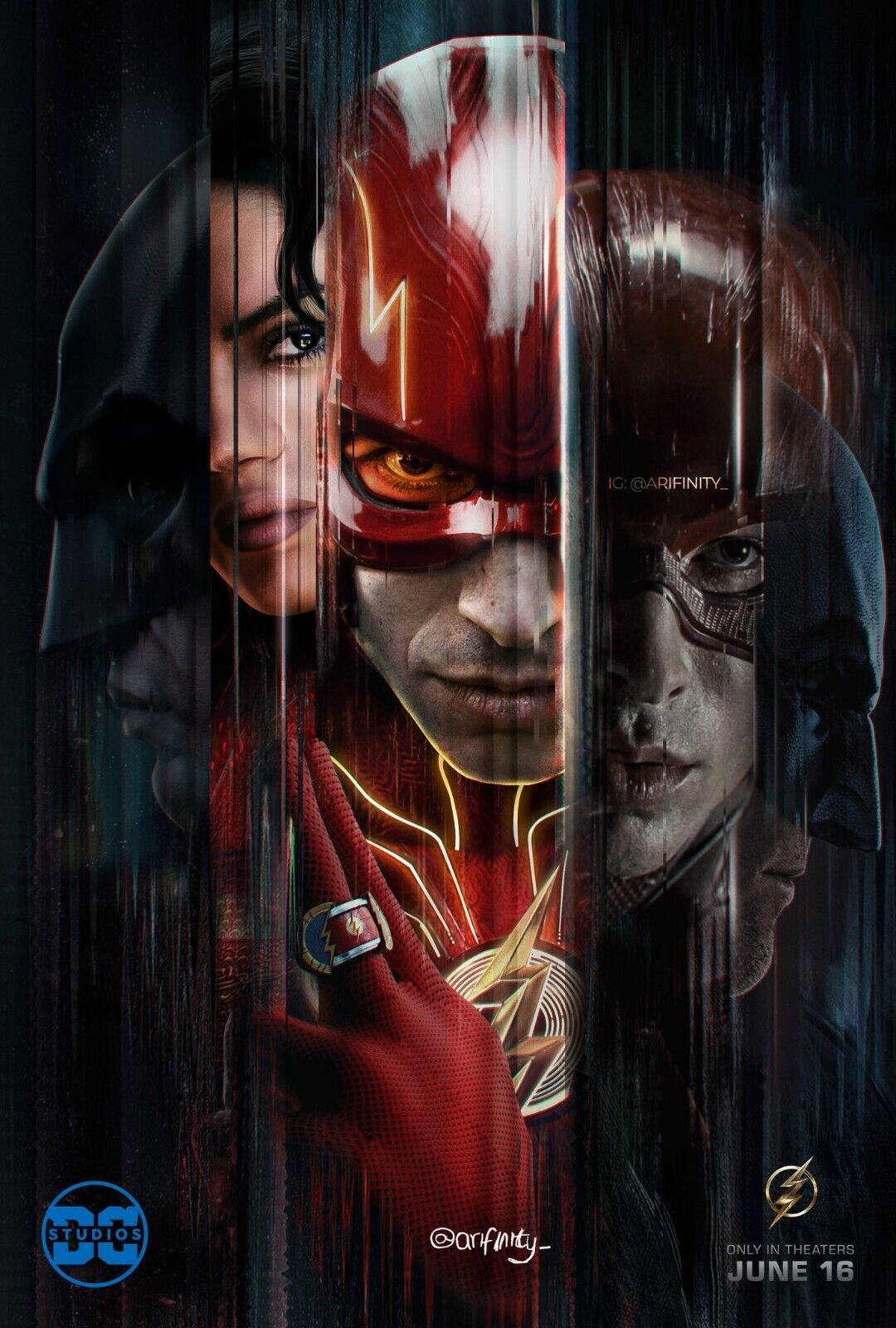 The Flash 2023 Movie Poster Wallpapers - Wallpaper Cave