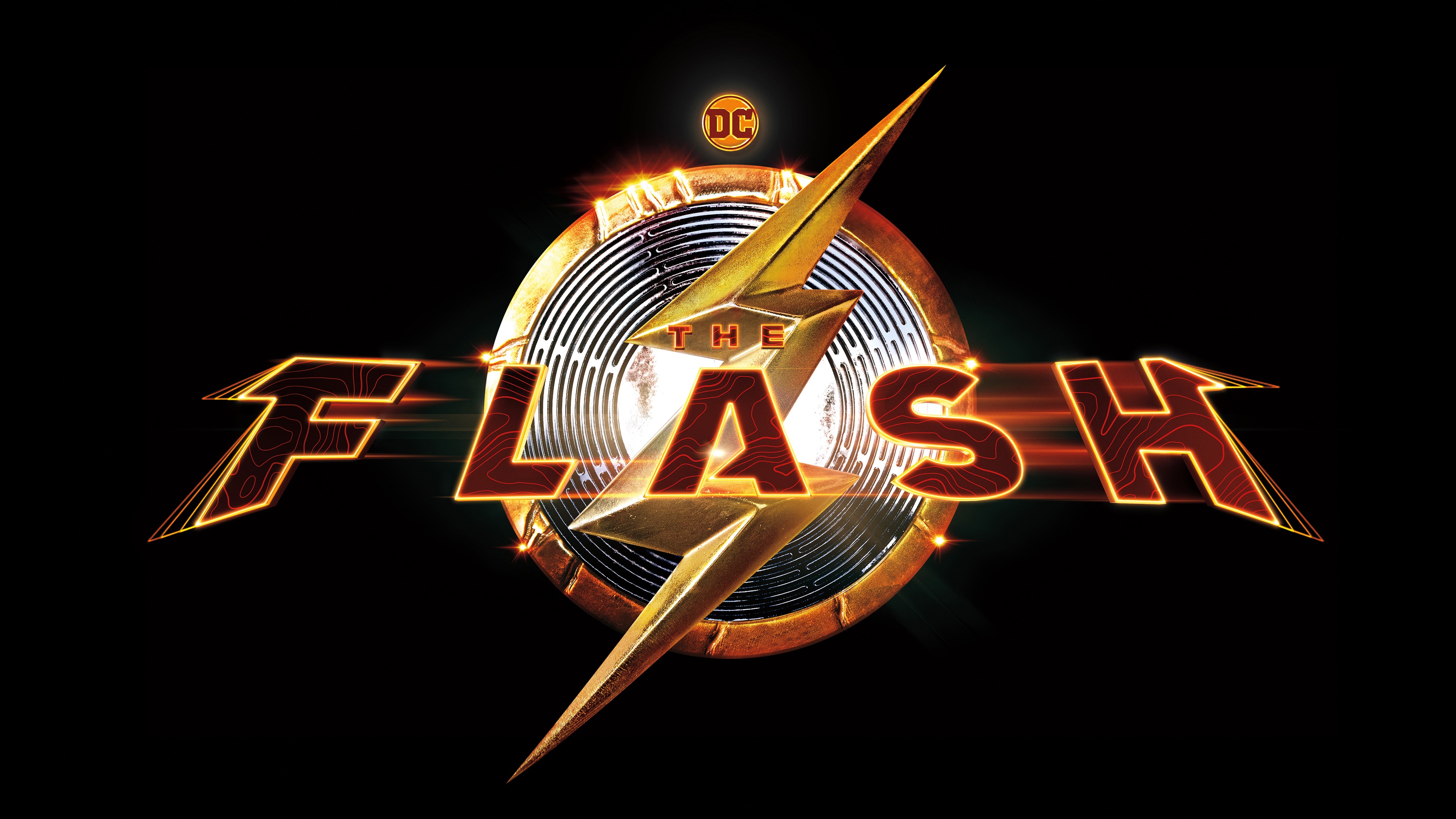 The Flash 2023 Movie 5K HD Logo Poster
